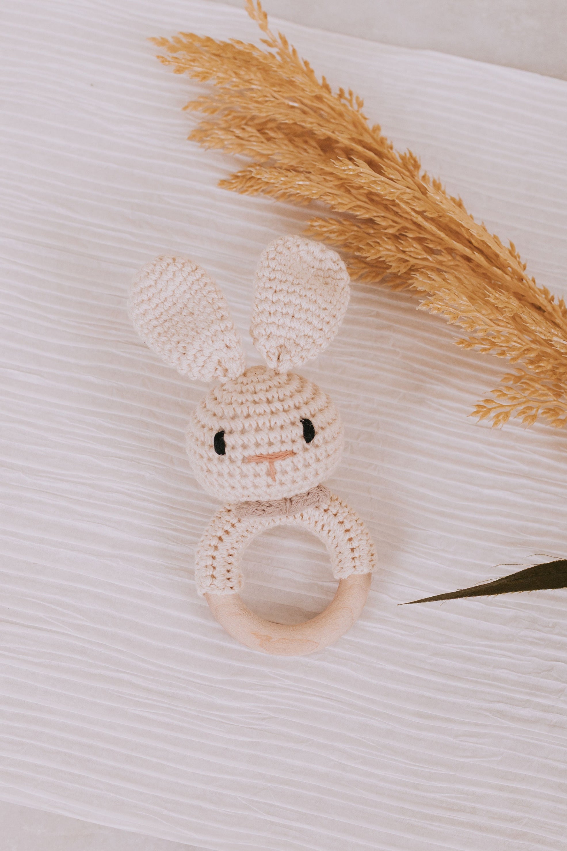 BABY - Crochet Bunny Rattle