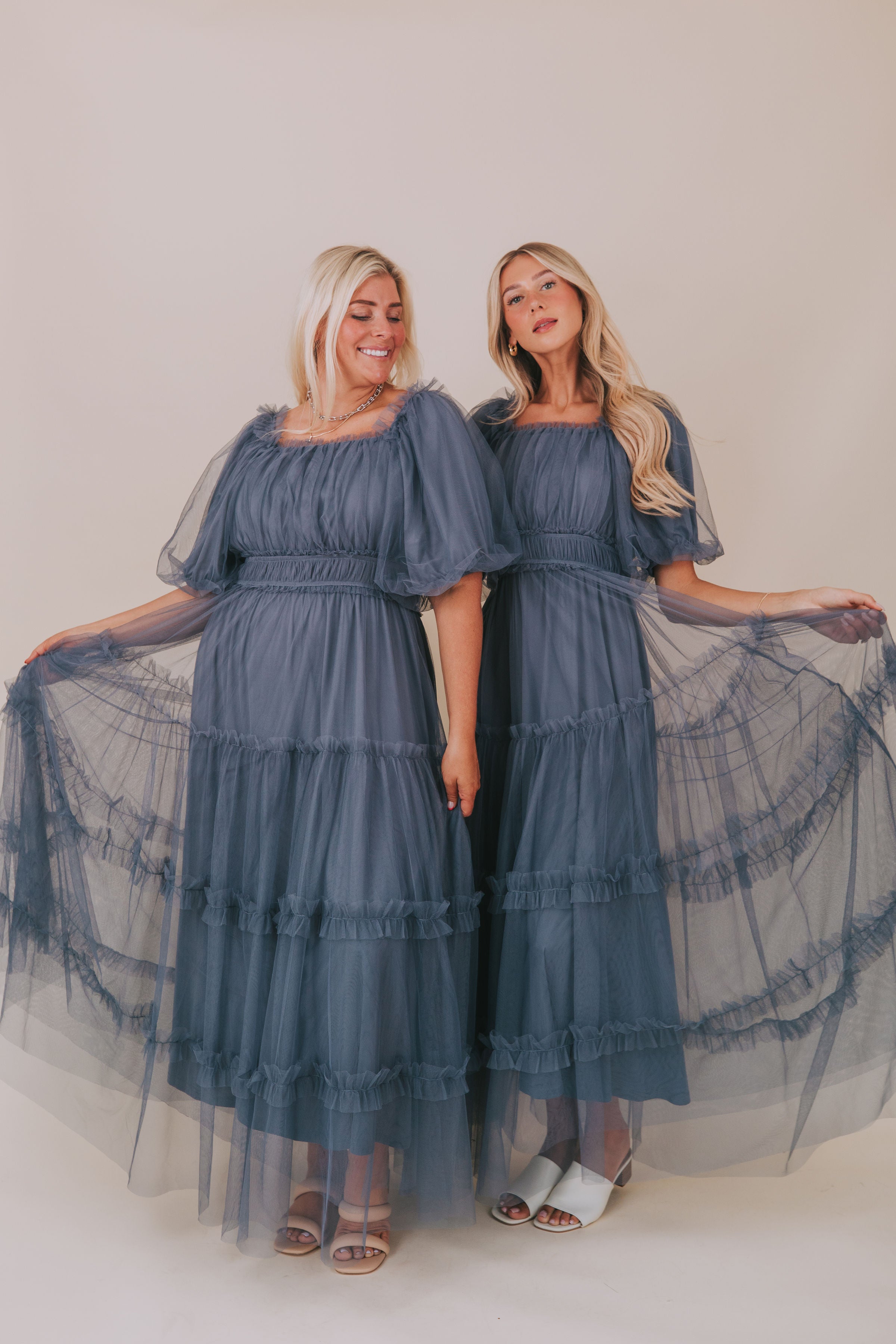 grey bandit young love dress Catching Feelings Dress in Blue Medium