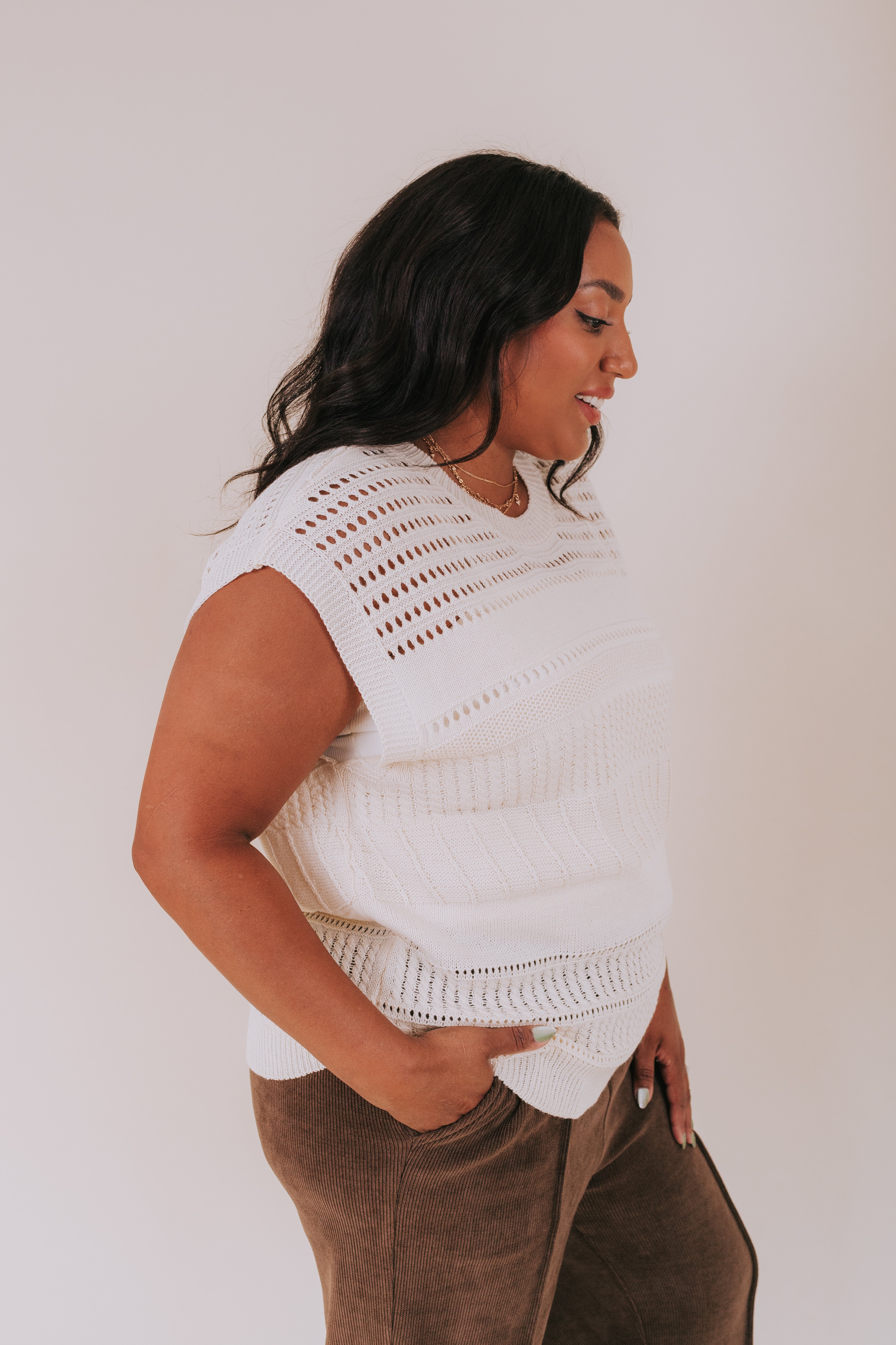 PLUS SIZE - Not Interested Top