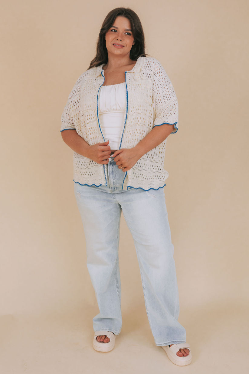 PLUS SIZE - On The Boardwalk Top