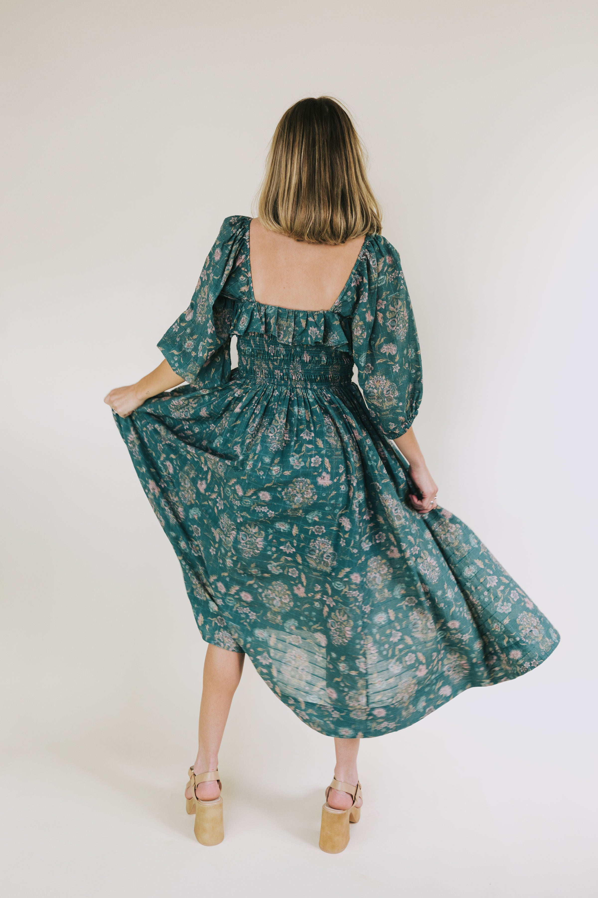 FREE PEOPLE - Oasis Printed Midi