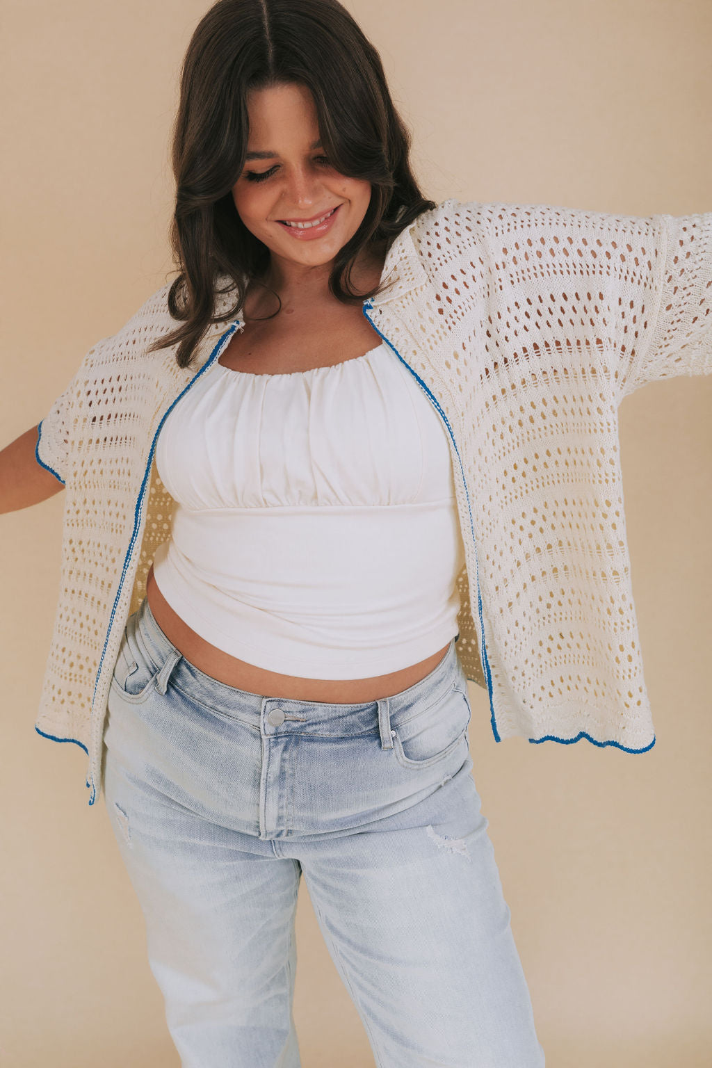 PLUS SIZE - On The Boardwalk Top