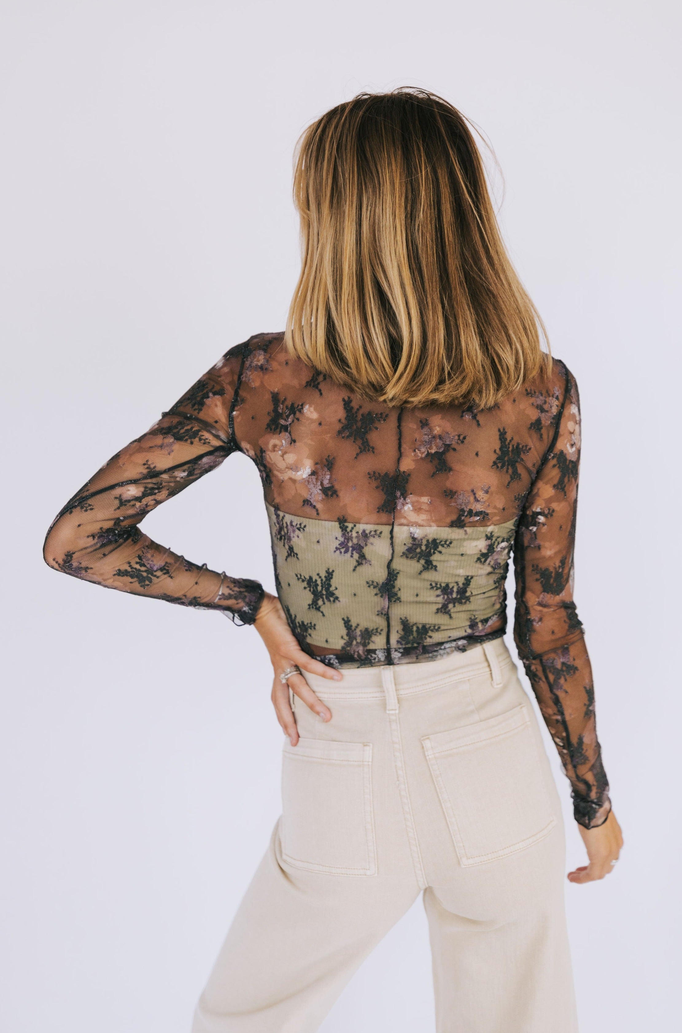 FREE PEOPLE - Printed Lady Lux Layering Top - 2 Colors