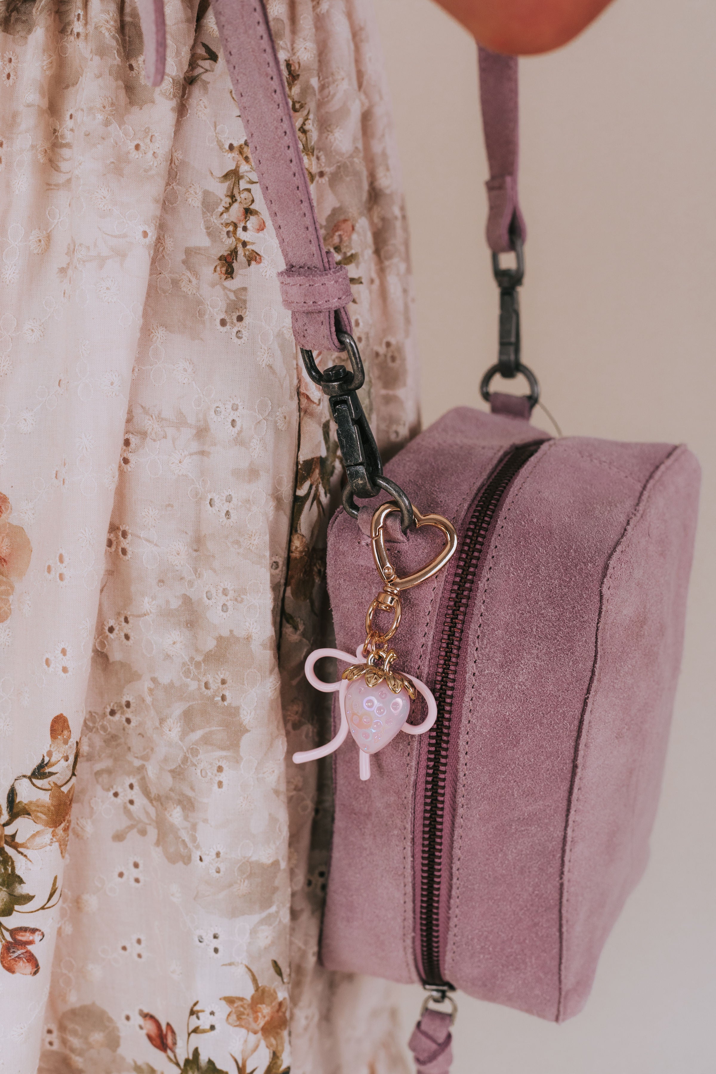 Strawberry Girl Bag Charm