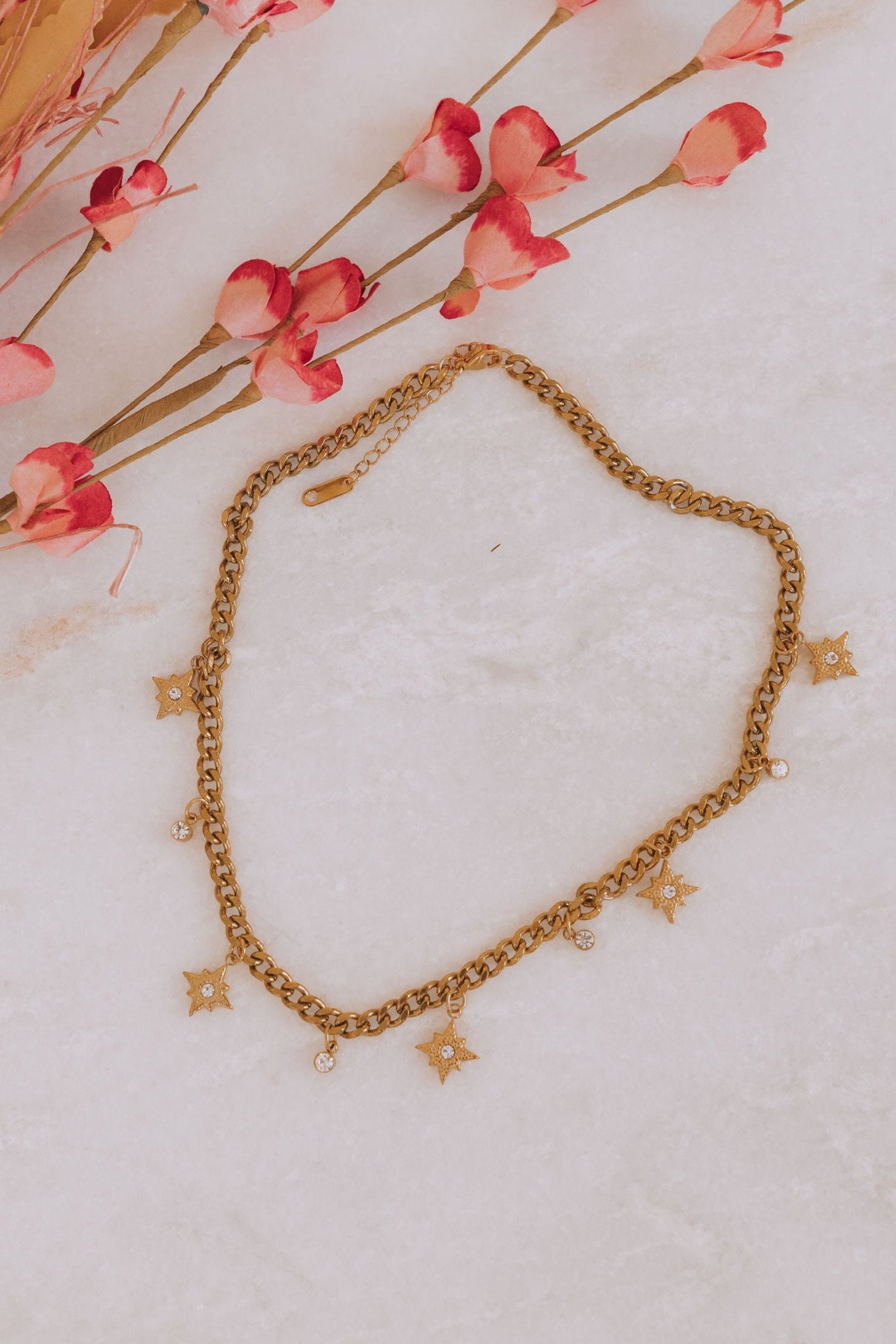 Shine Like Stars Necklace - 18K Gold Plated