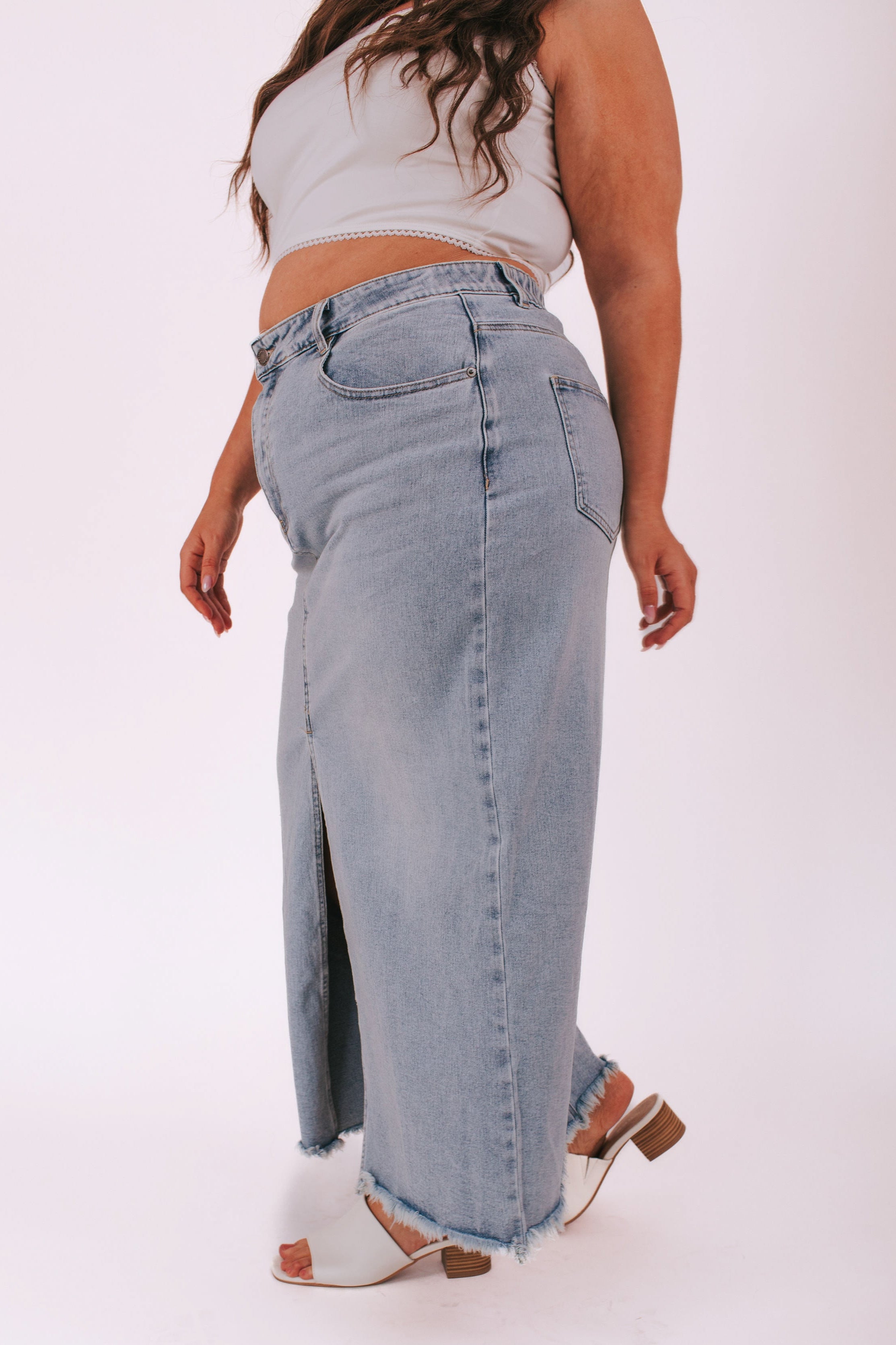 PLUS SIZE - Let It Be Skirt
