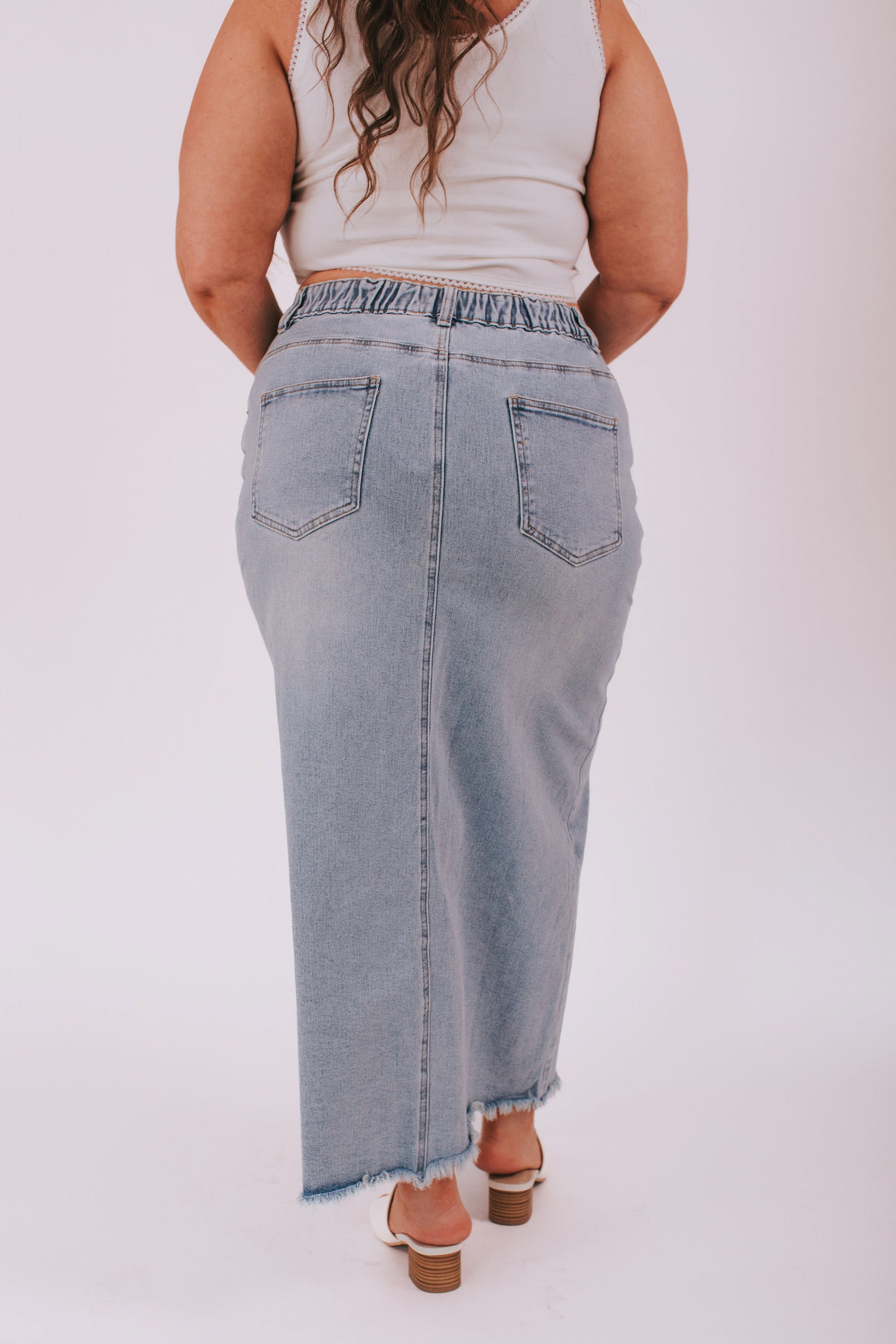 PLUS SIZE - Let It Be Skirt