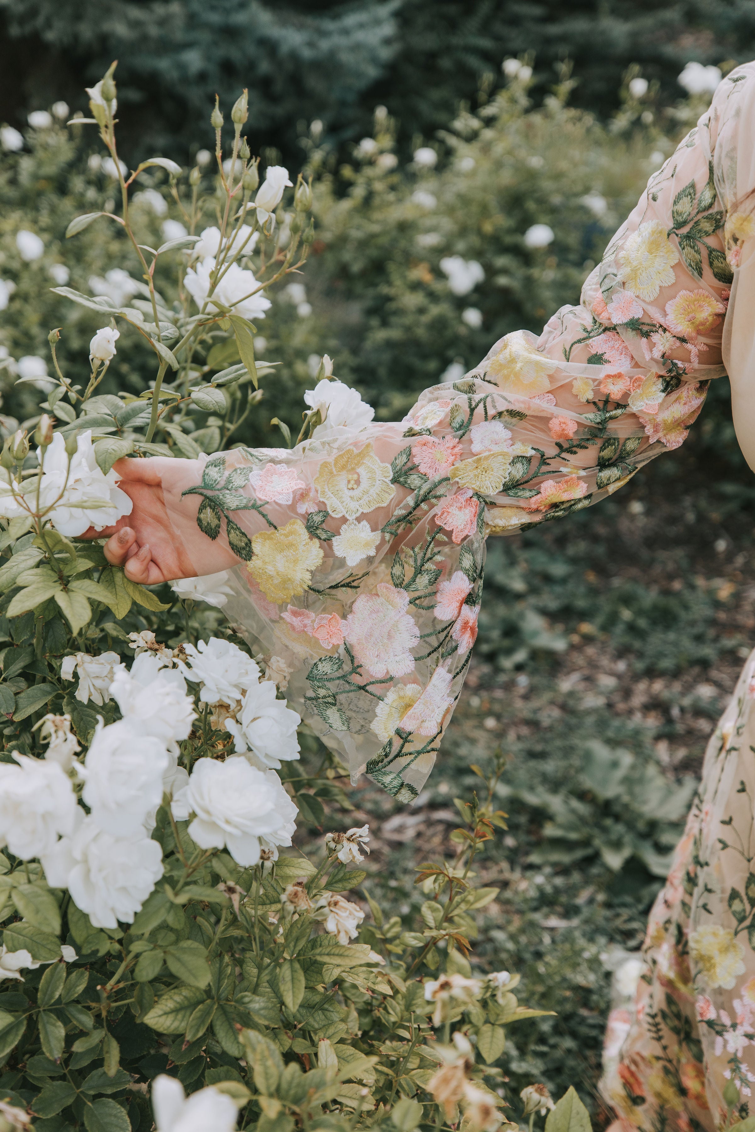 ONE LOVED BABE - Garden Gala Dress