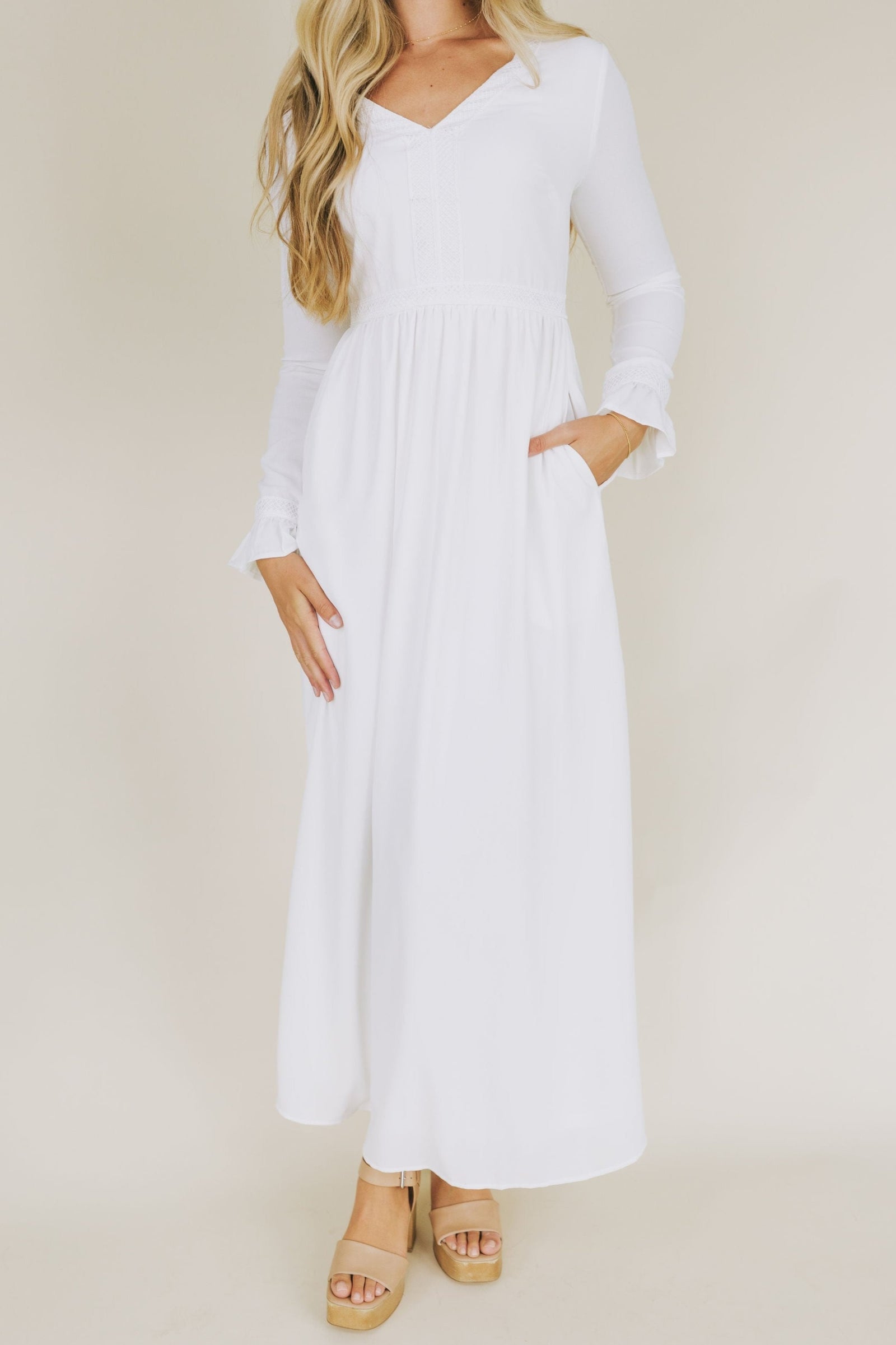 chinese dress ladies Lorelei Maxi Skirt Chocolate – Giana Rose Couture main image 1