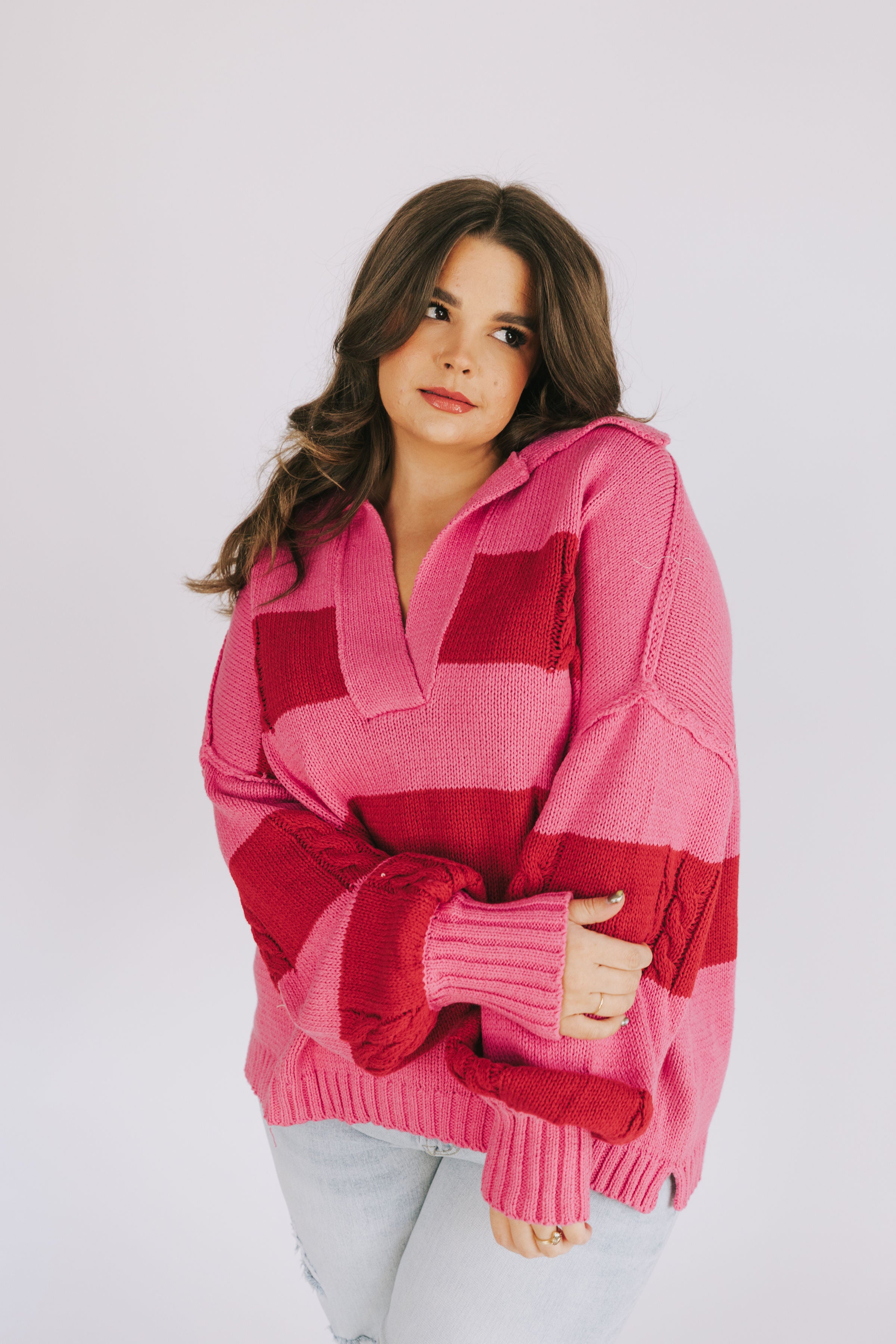 PLUS SIZE - Hold My Hand Sweater