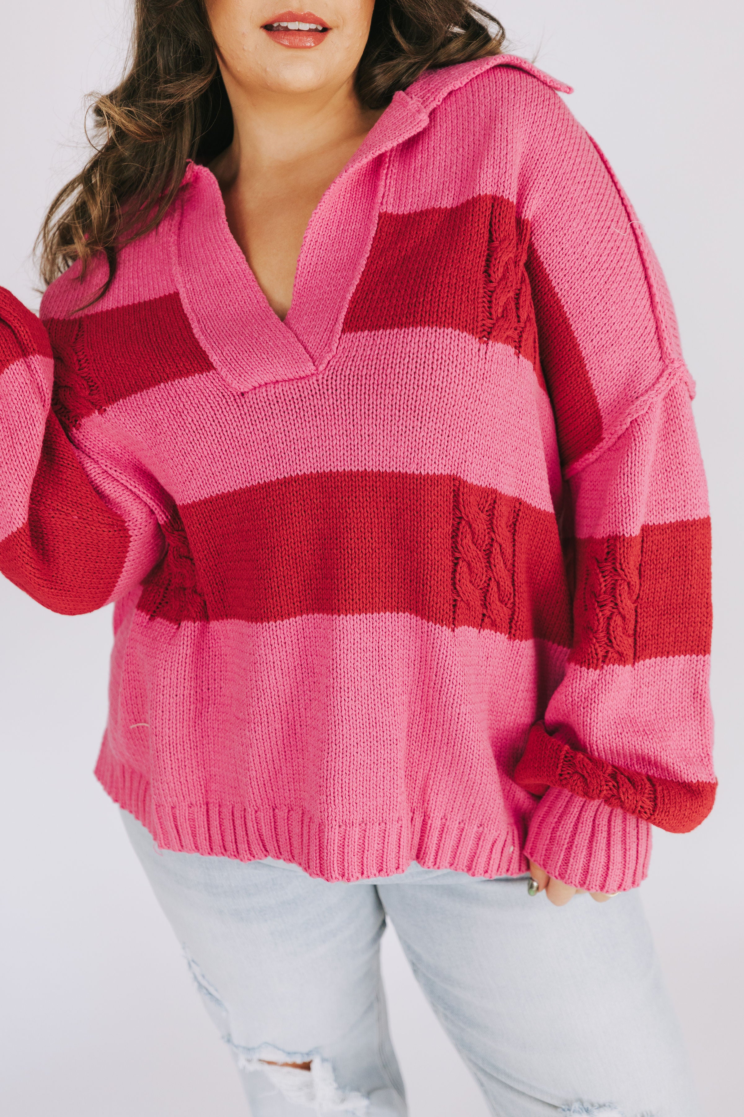 PLUS SIZE - Hold My Hand Sweater