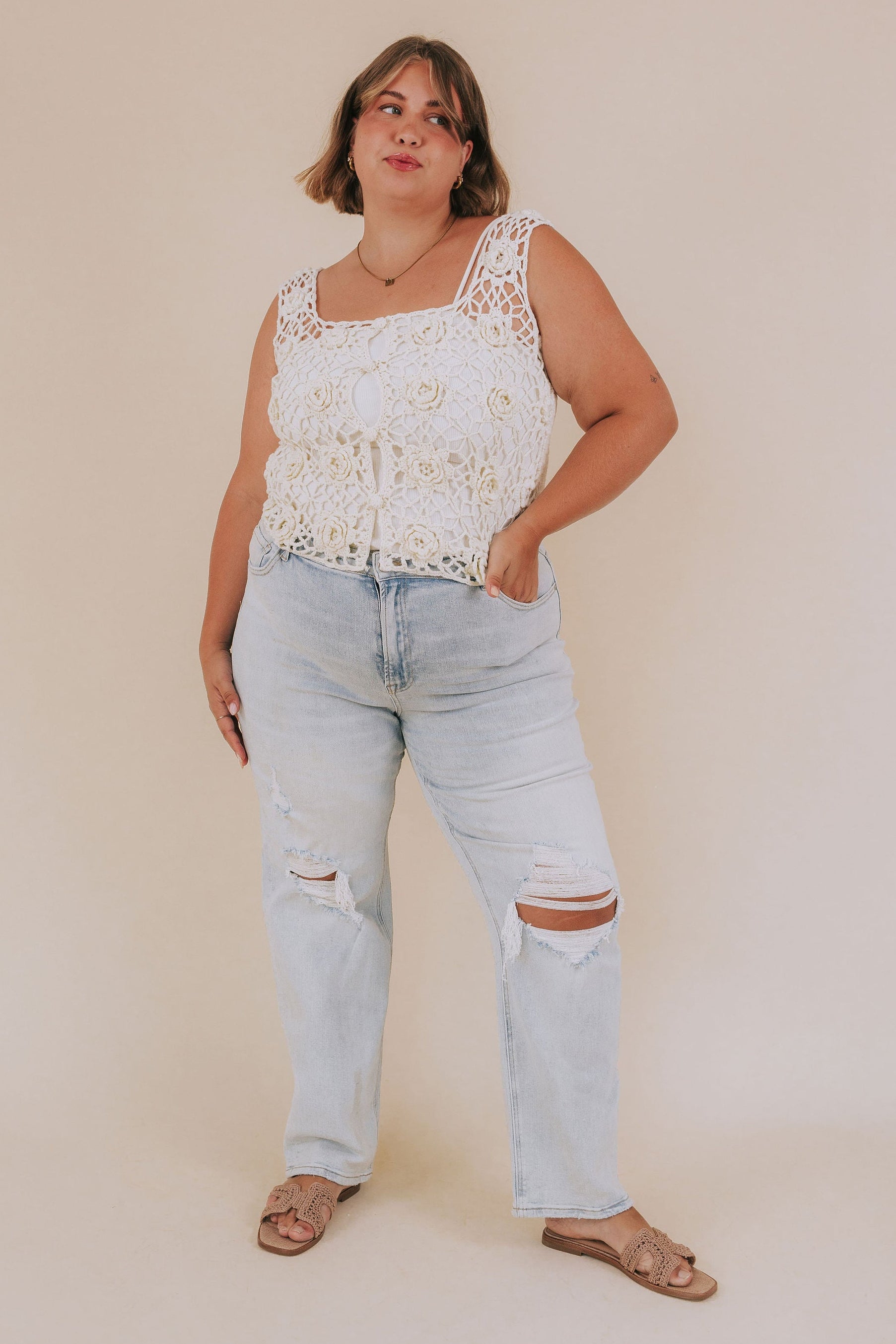 PLUS SIZE - Running Free Top