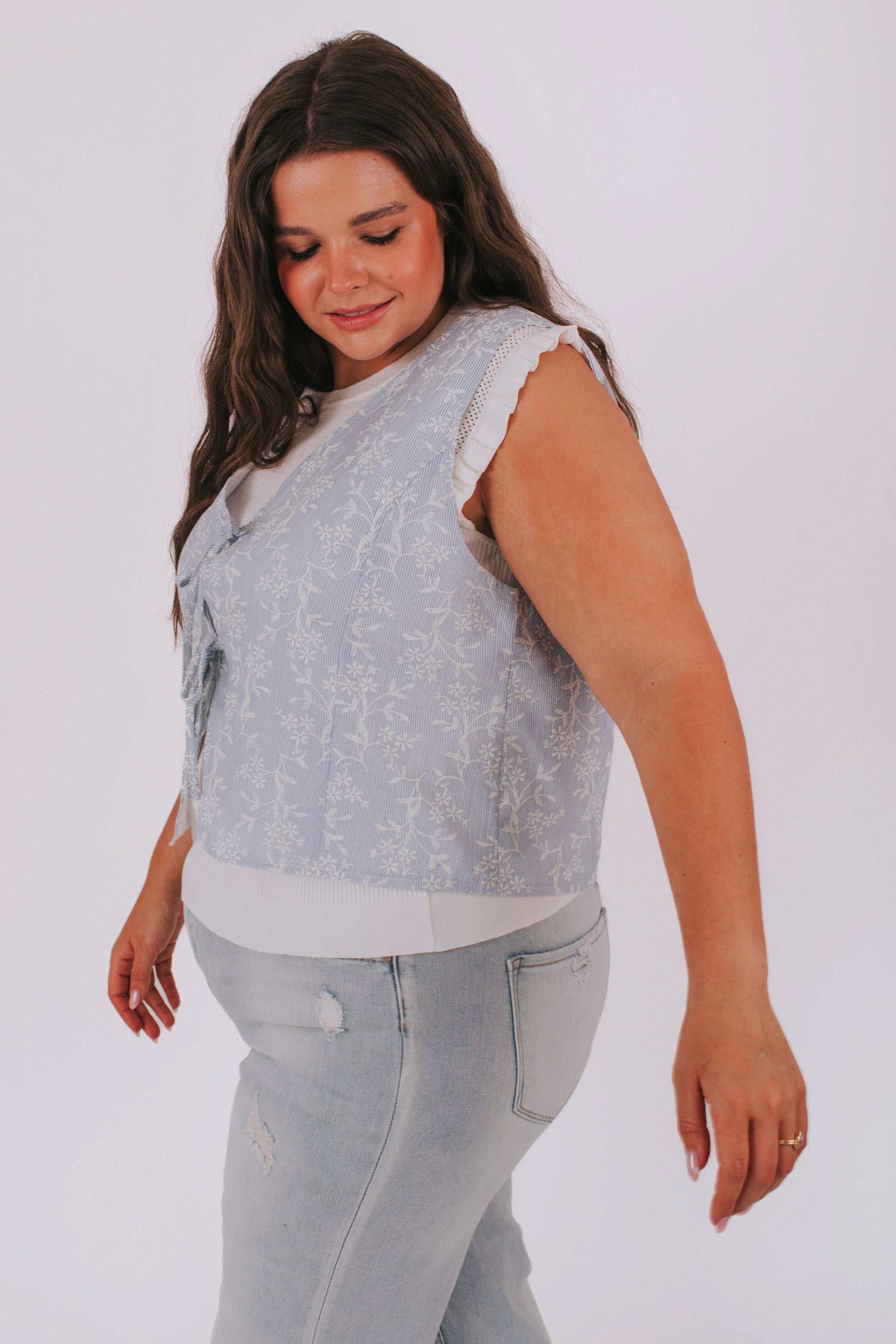 PLUS SIZE - Run This Town Vest
