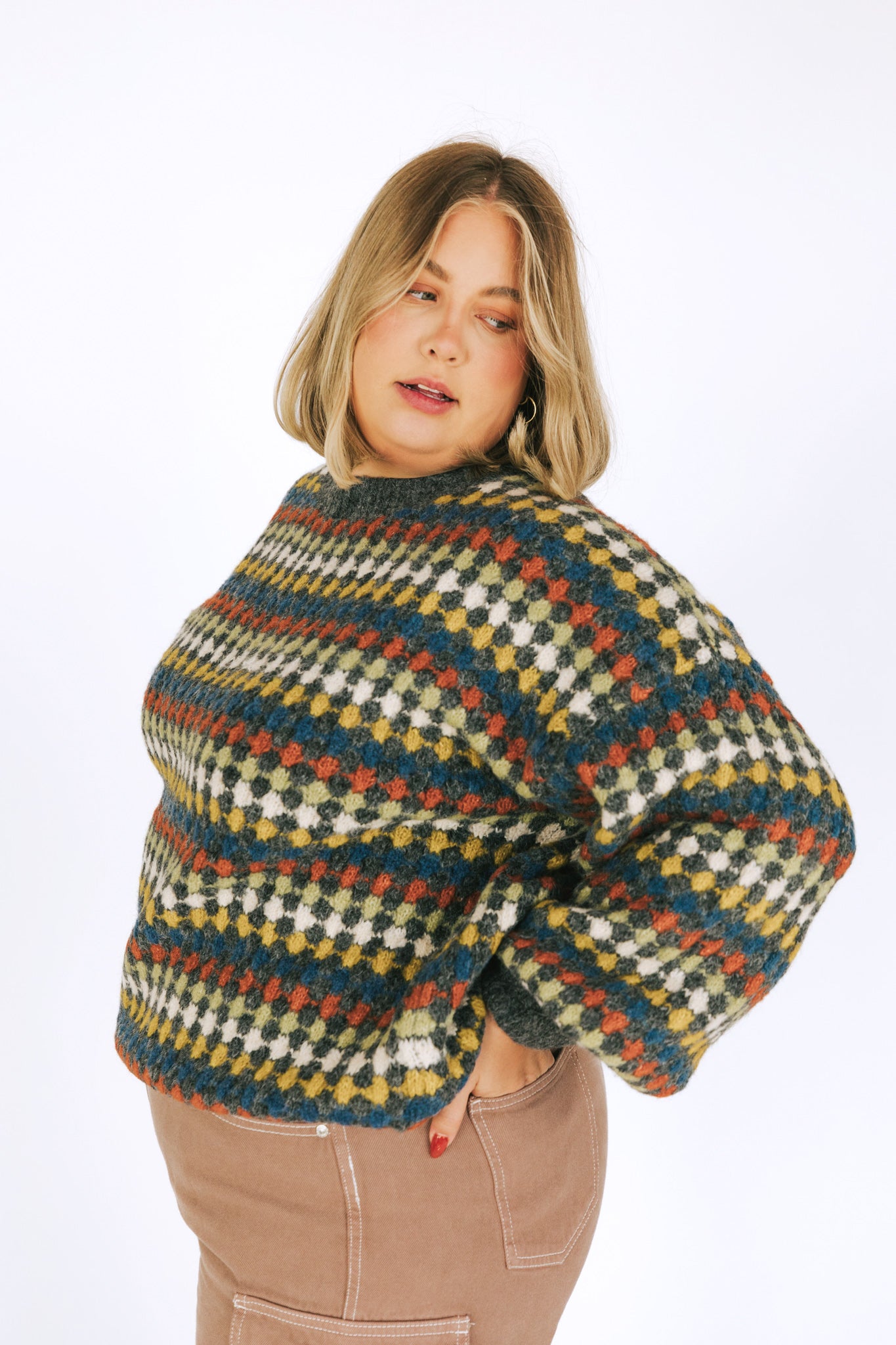 PLUS SIZE - Feels Like Fall Sweater - NEW COLOR!