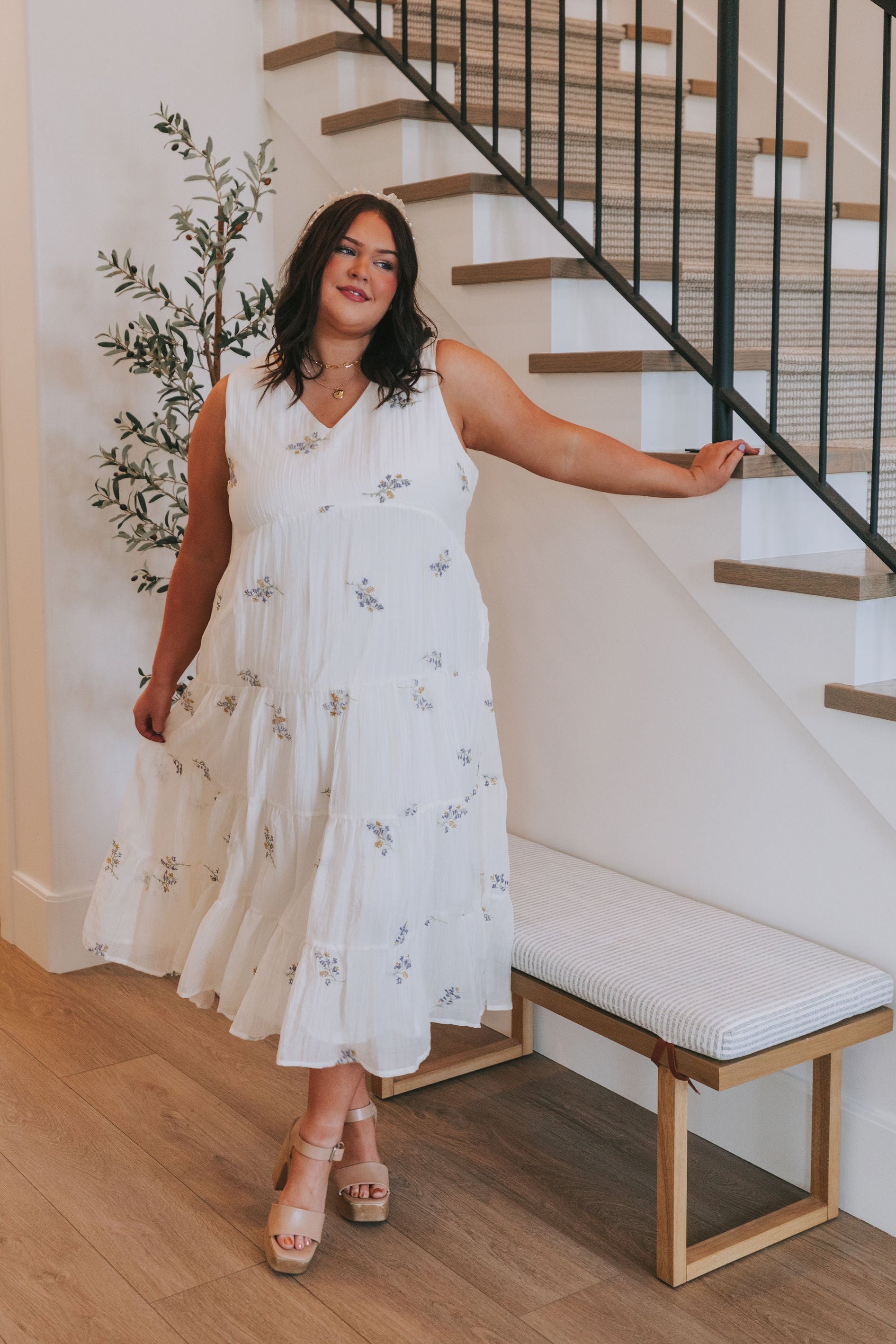 PLUS SIZE - Countryside Romance Dress