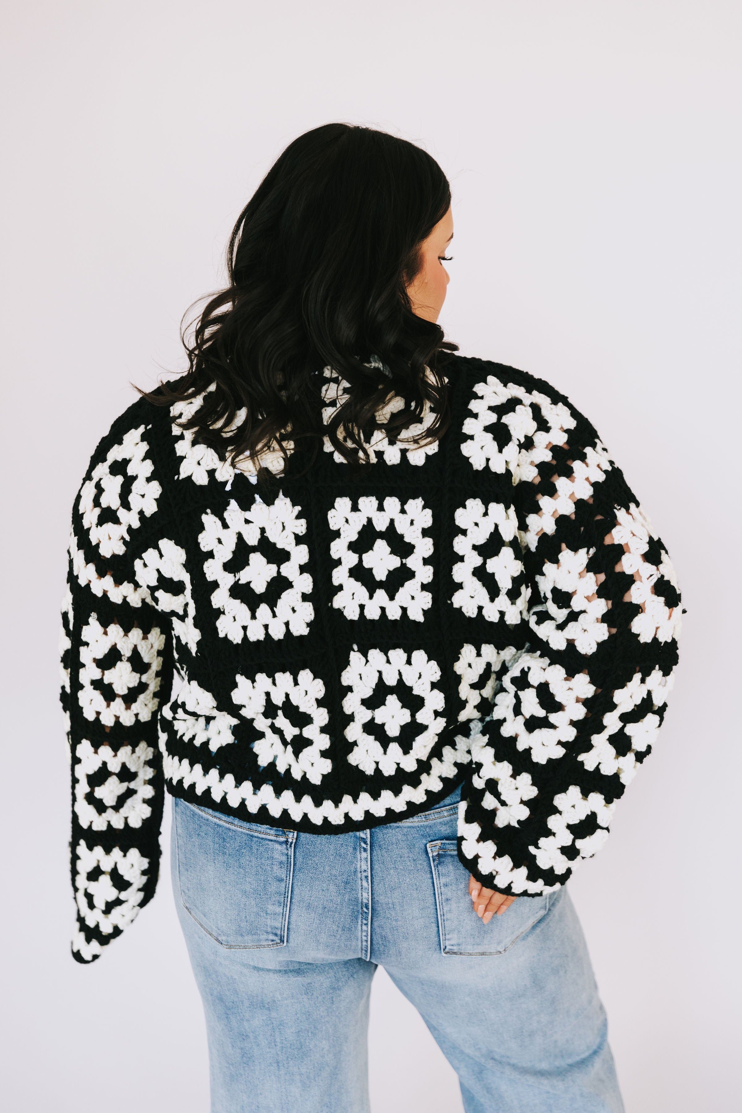 PLUS SIZE - All Squared Away Cardigan
