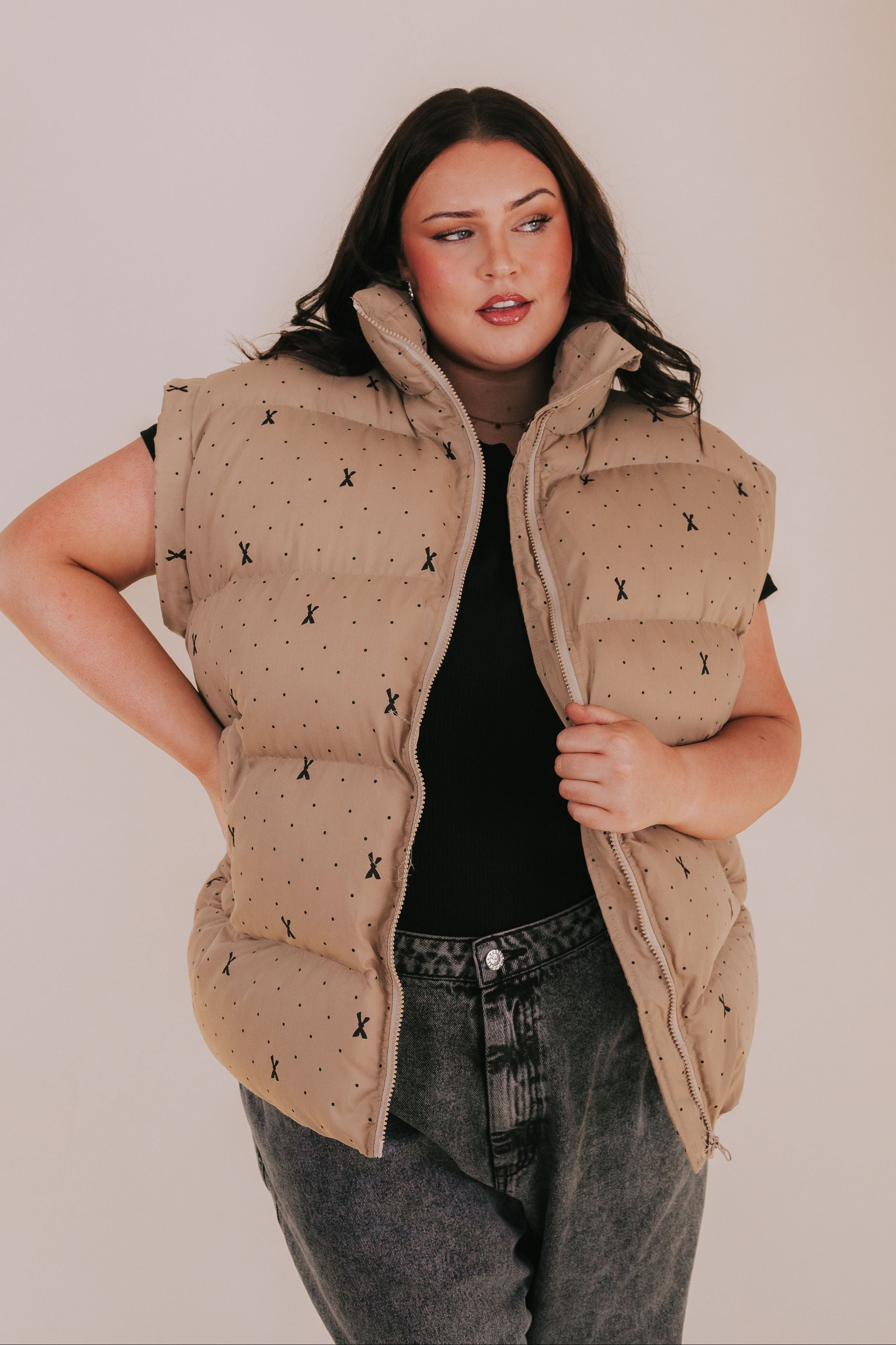 PLUS SIZE - Warm Hug Puffer Vest