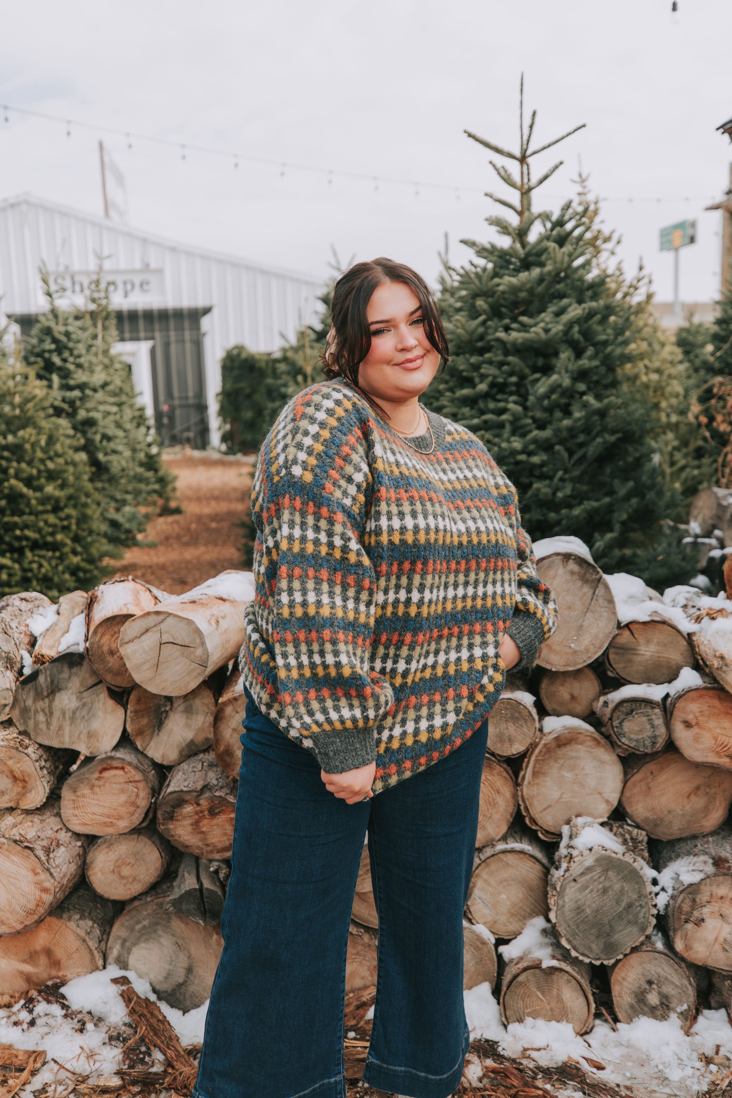 PLUS SIZE - Feels Like Fall Sweater - NEW COLOR!