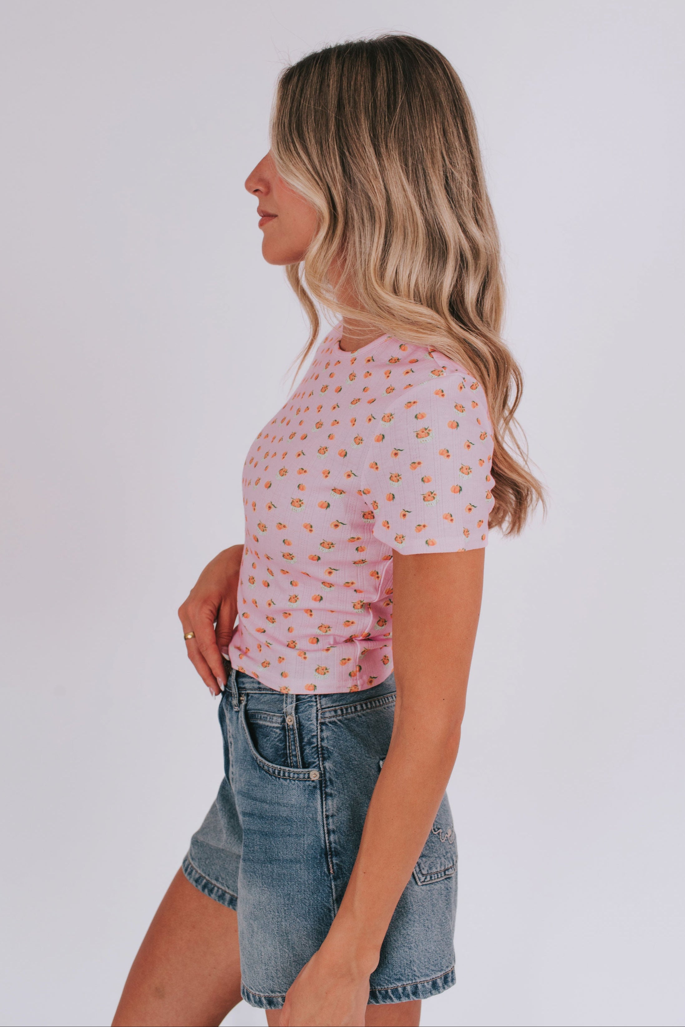 Sweet As A Peach Top