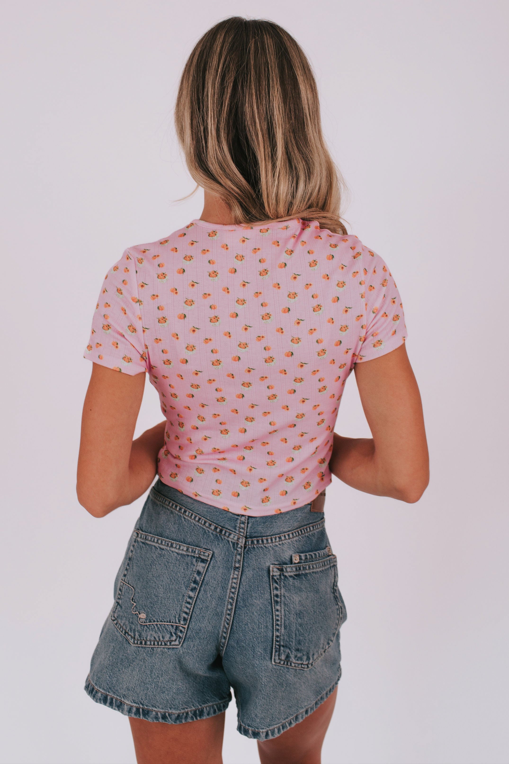 Sweet As A Peach Top