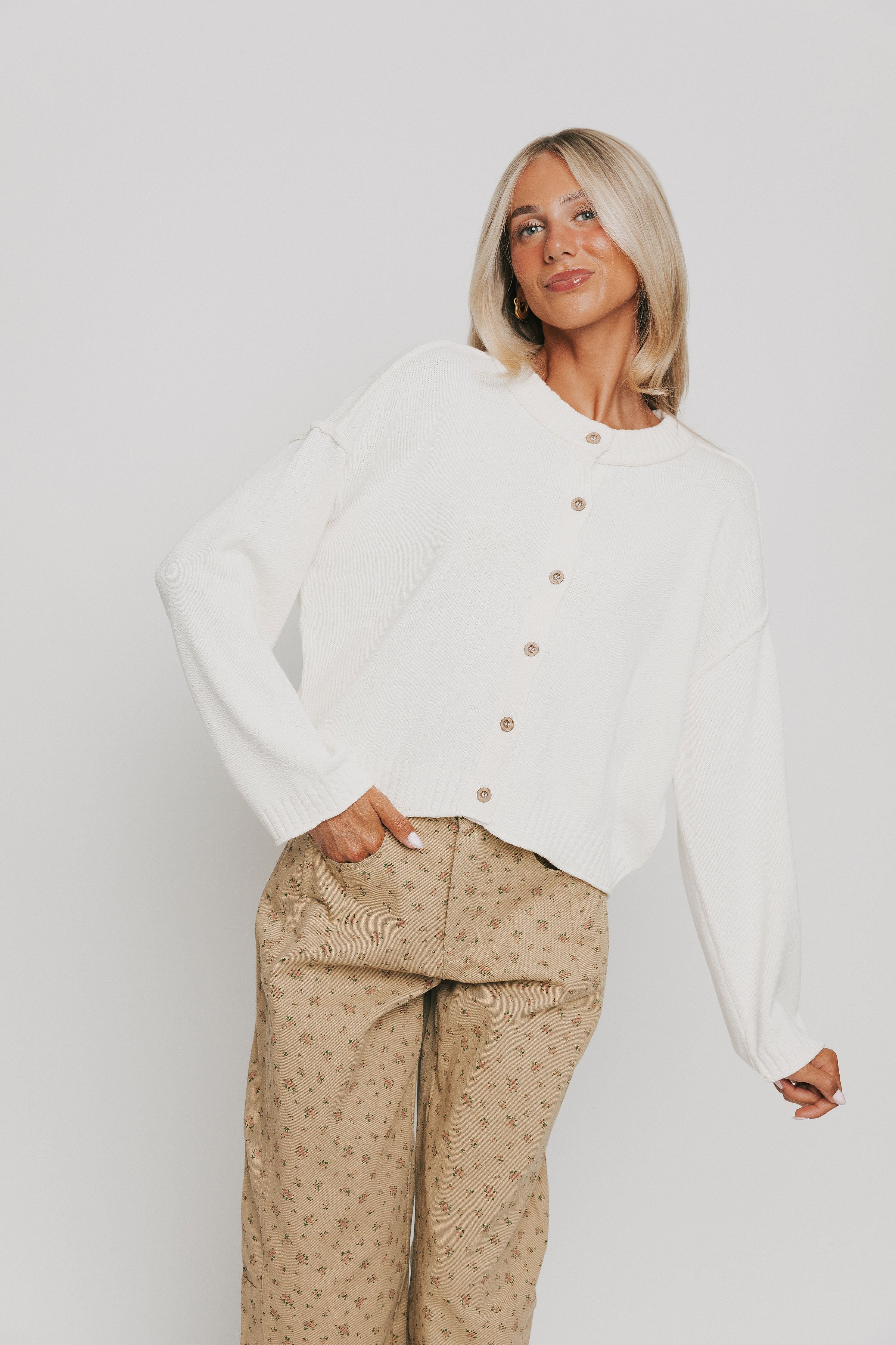 Silent Treatment Cardigan - 2 Colors!