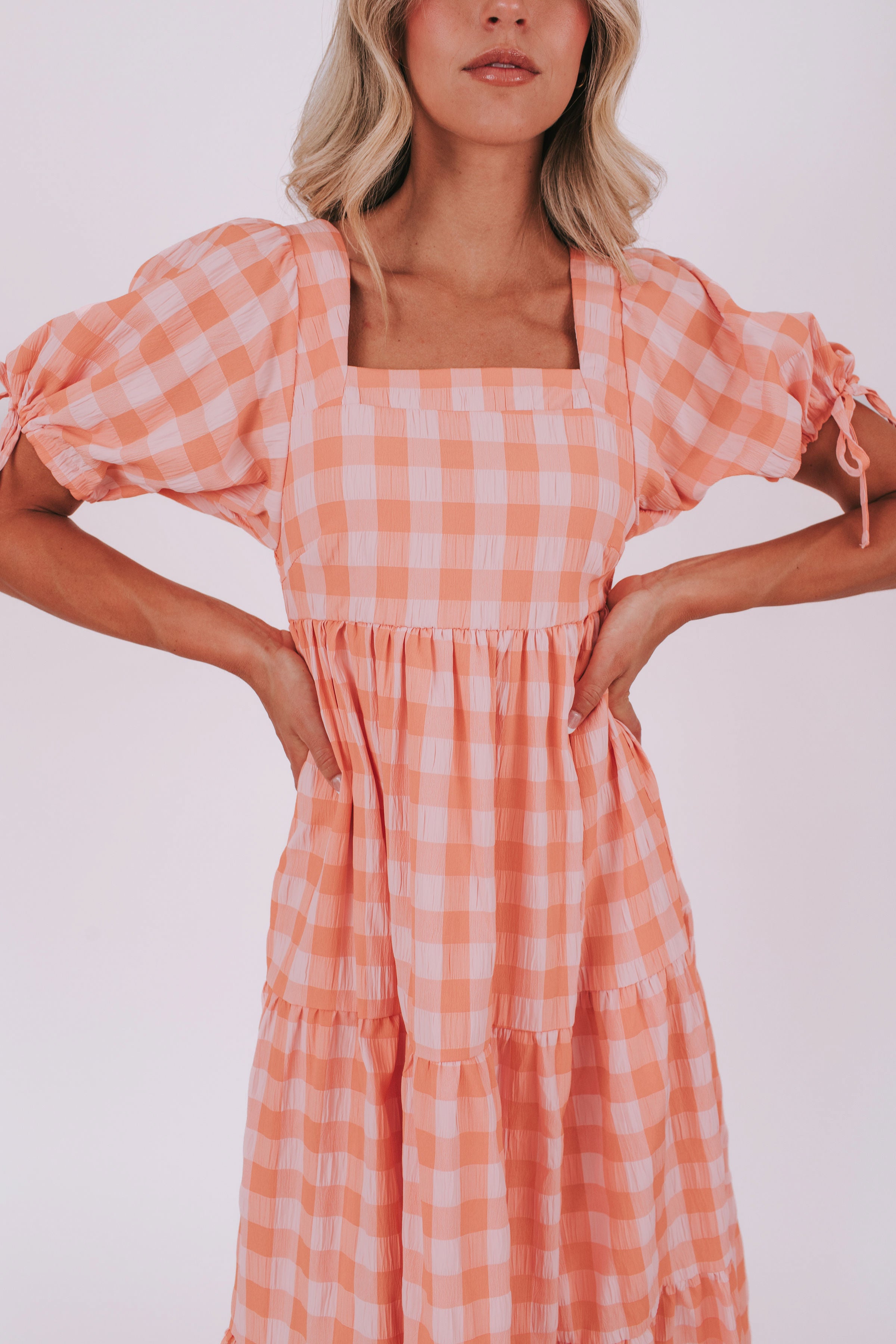 Country Peach Dress