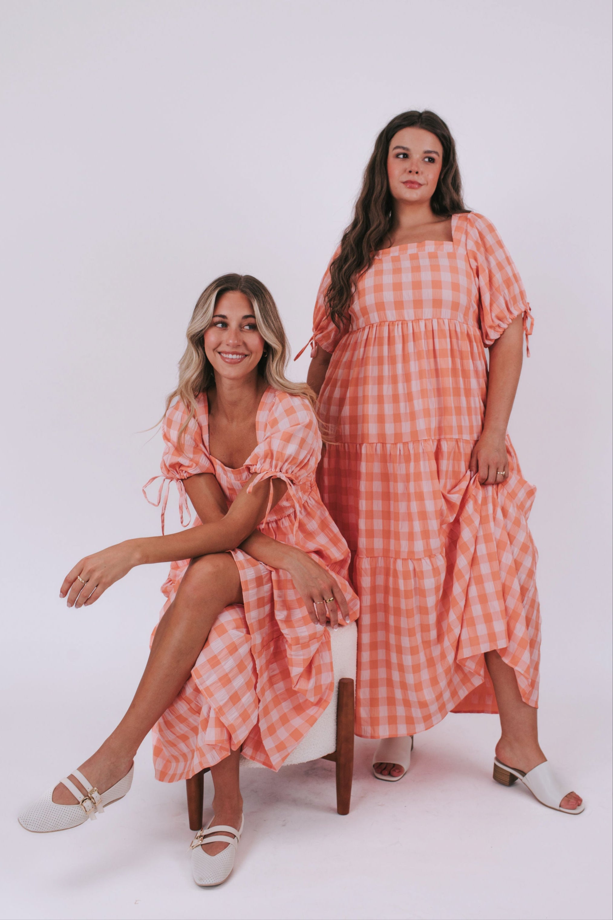 Country Peach Dress