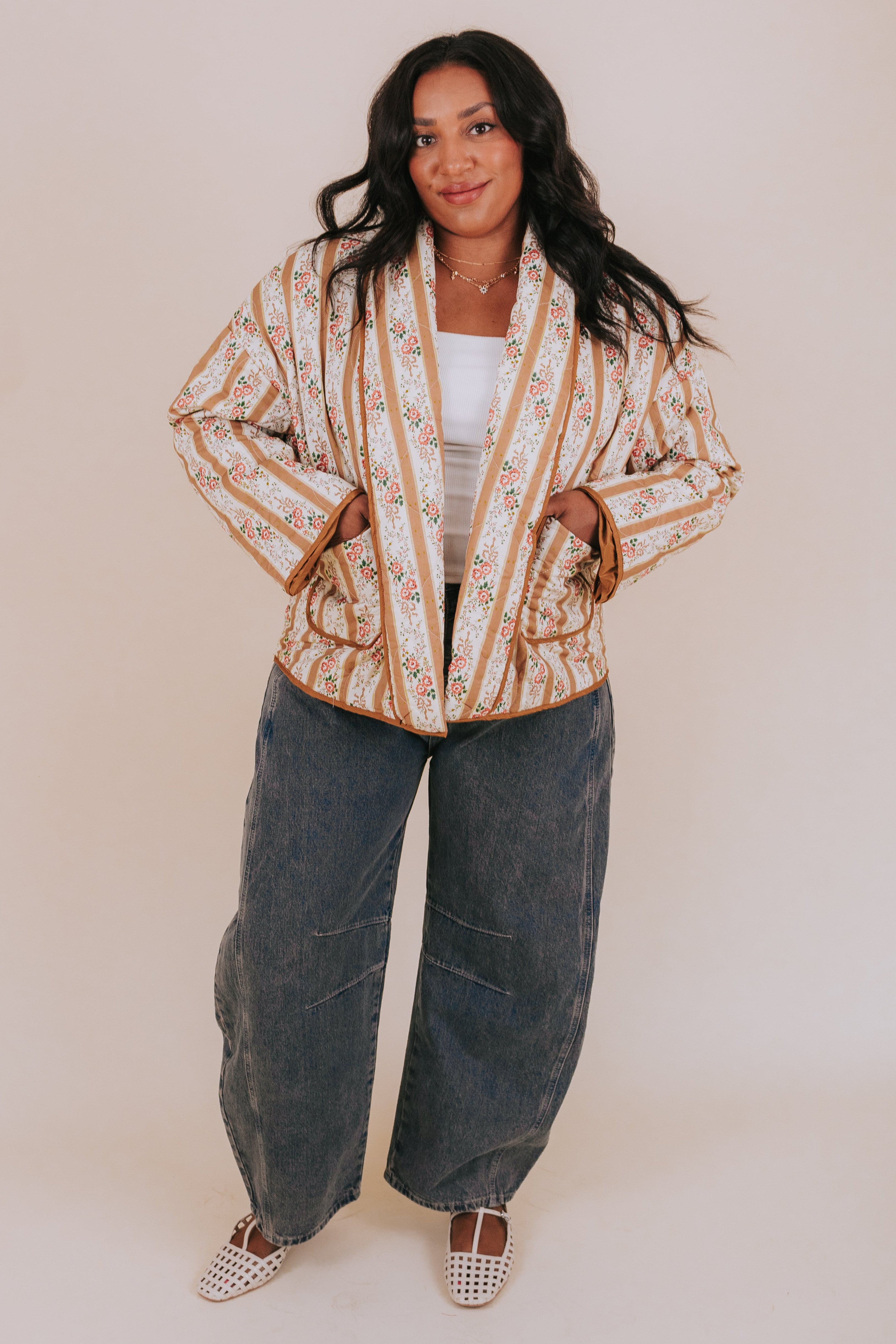 PLUS SIZE - Traveling Time Jacket
