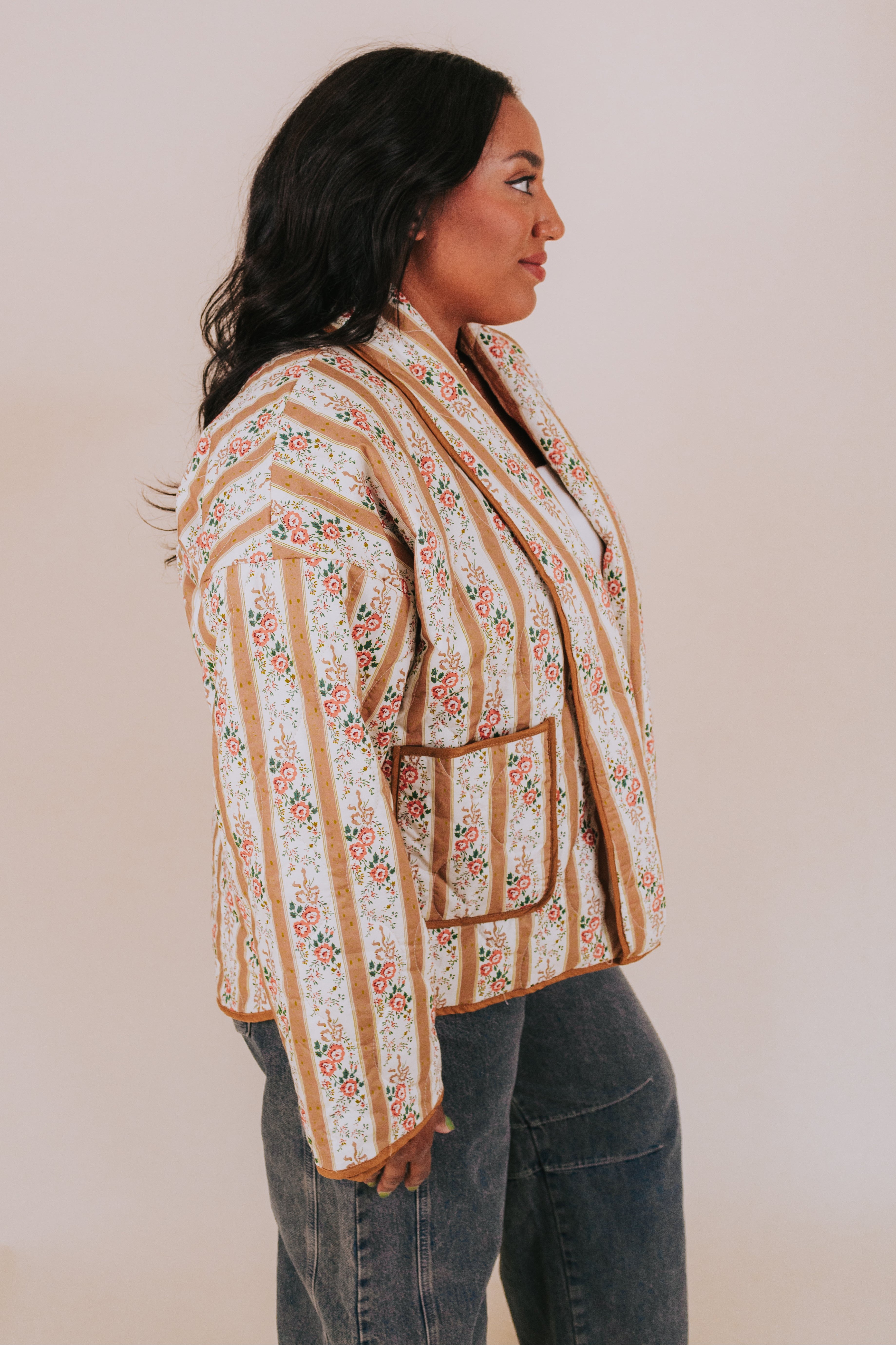 PLUS SIZE - Traveling Time Jacket