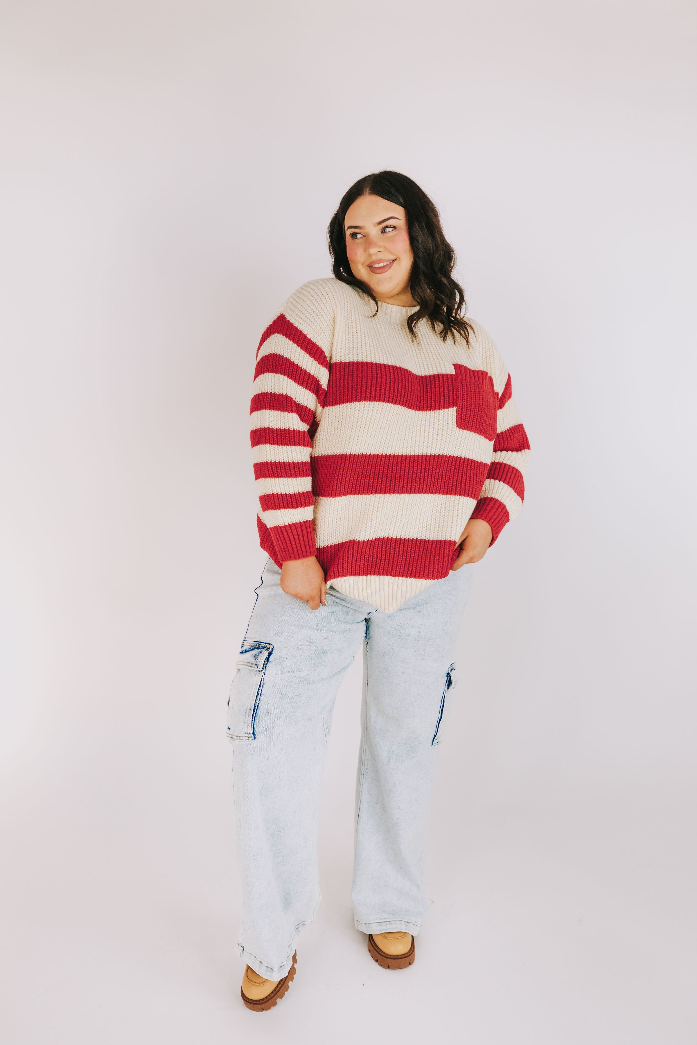 PLUS SIZE - Out Of My Mind Sweater - New Color!