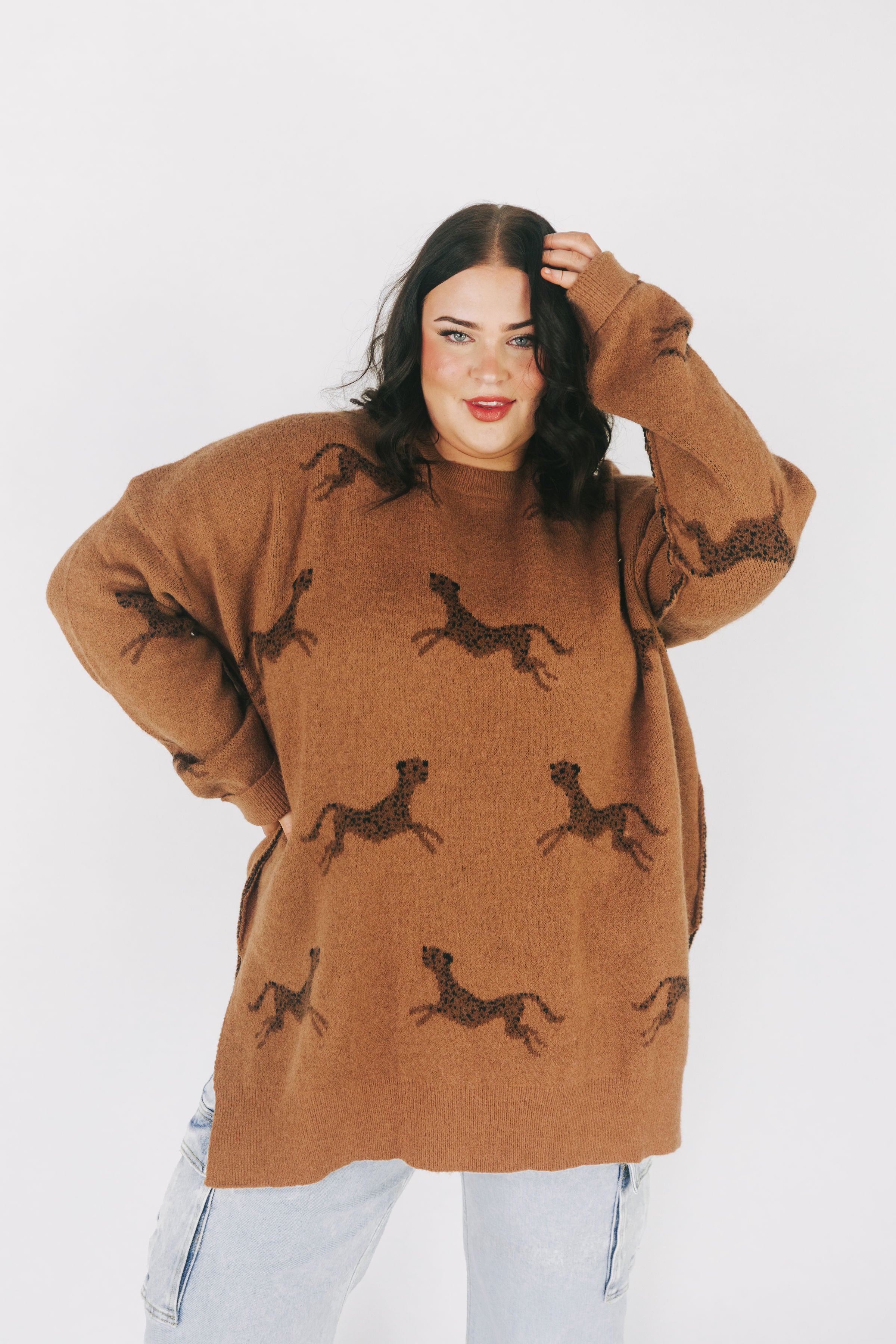 PLUS SIZE - Fall Into Me Sweater