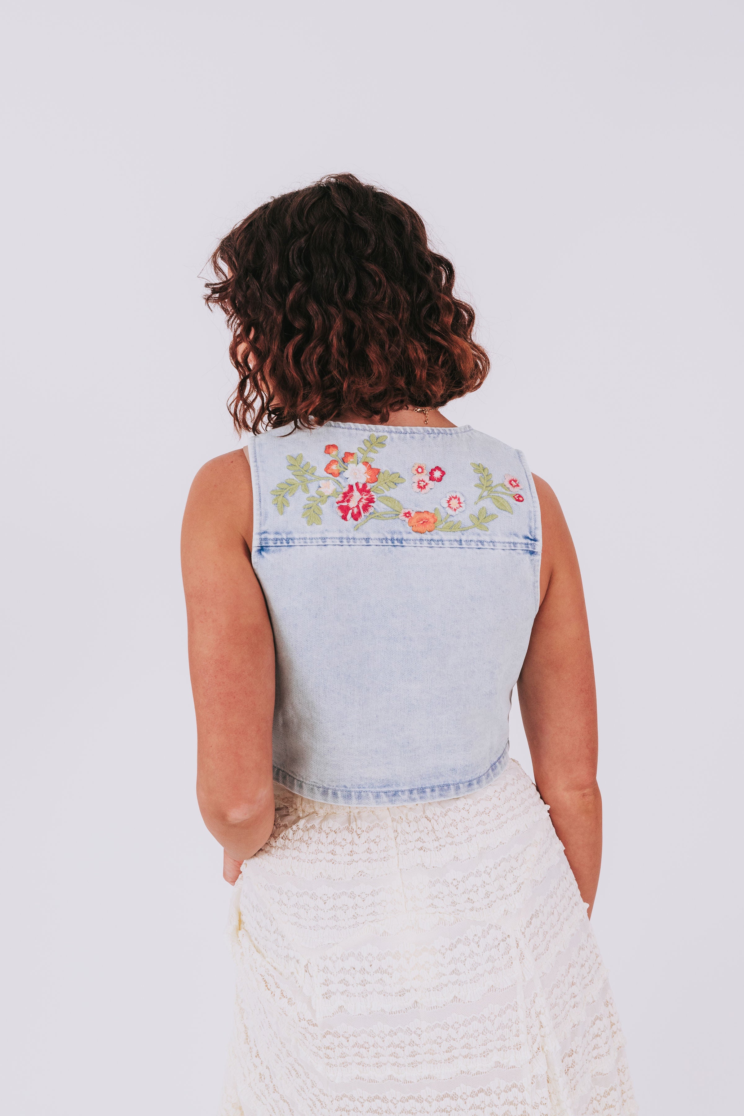 Touch Of Spring Vest - 2 Colors!