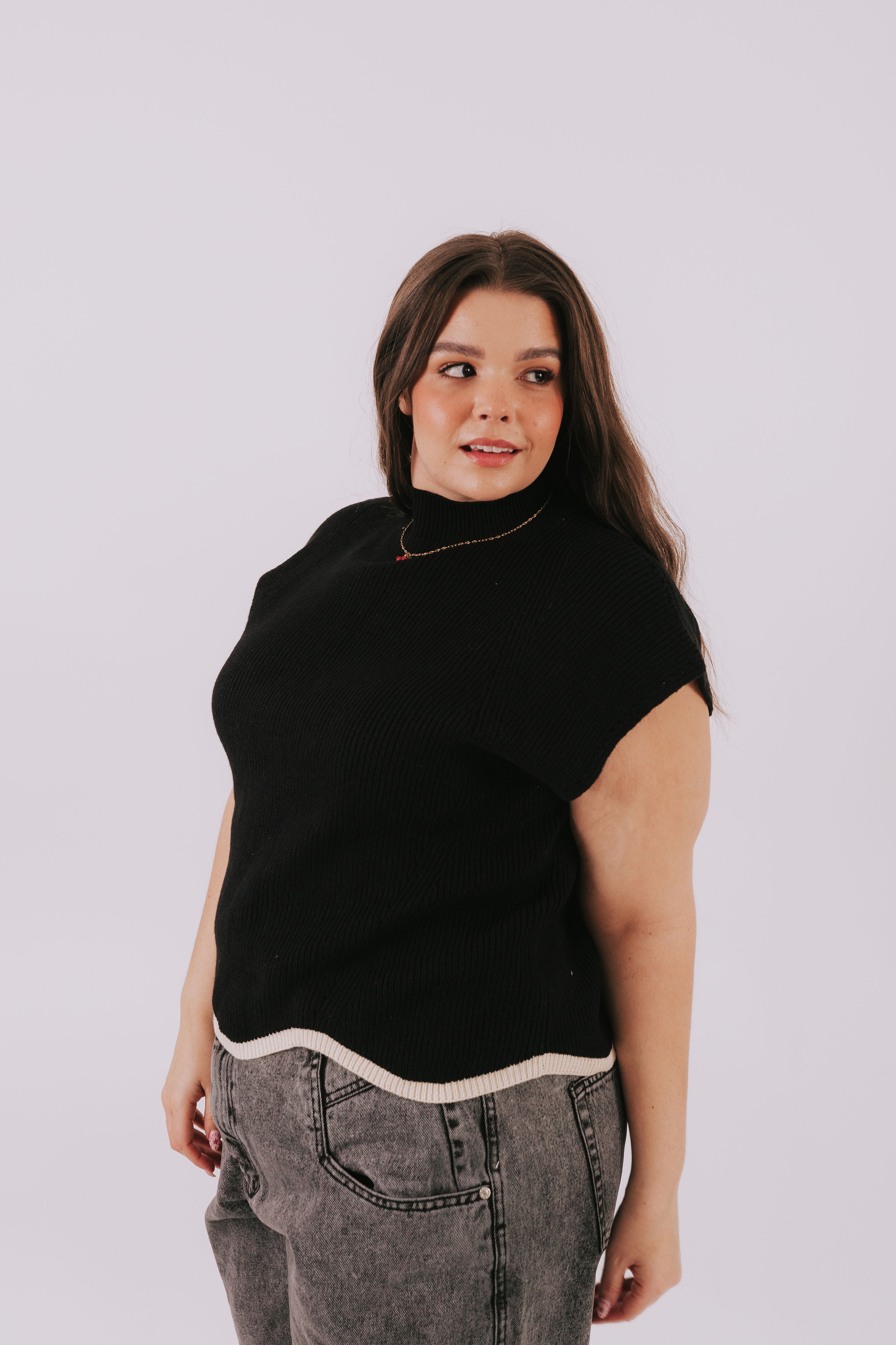 PLUS SIZE - Vested Interest Top