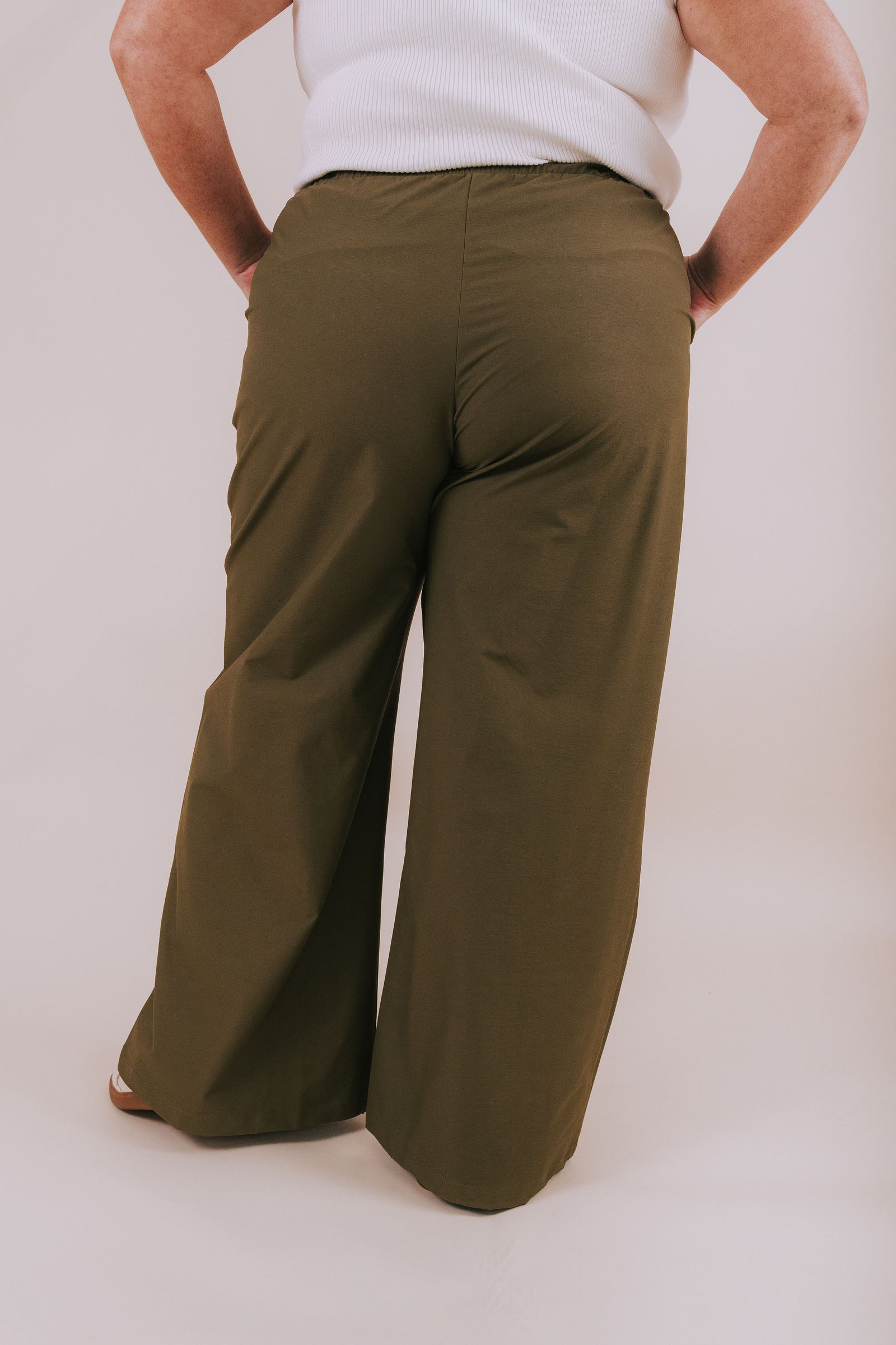 PLUS SIZE - One More Chance Pants 2XL / Olive PLUS SIZE - One More Chance Pants 2XL / Olive