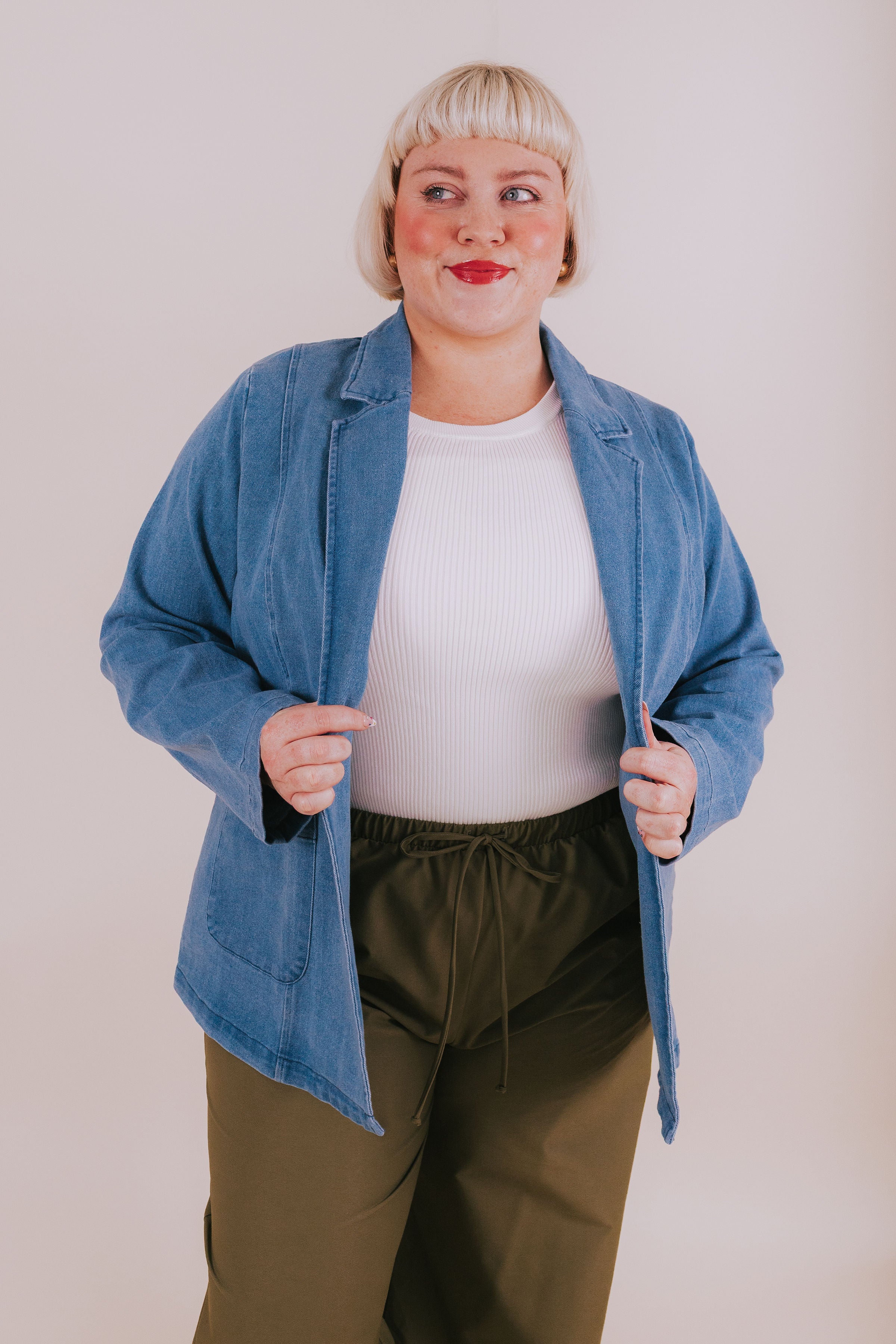 PLUS SIZE - Don't Think About It Jacket