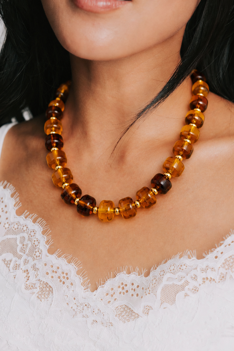 Flirt Alert Beaded Necklace