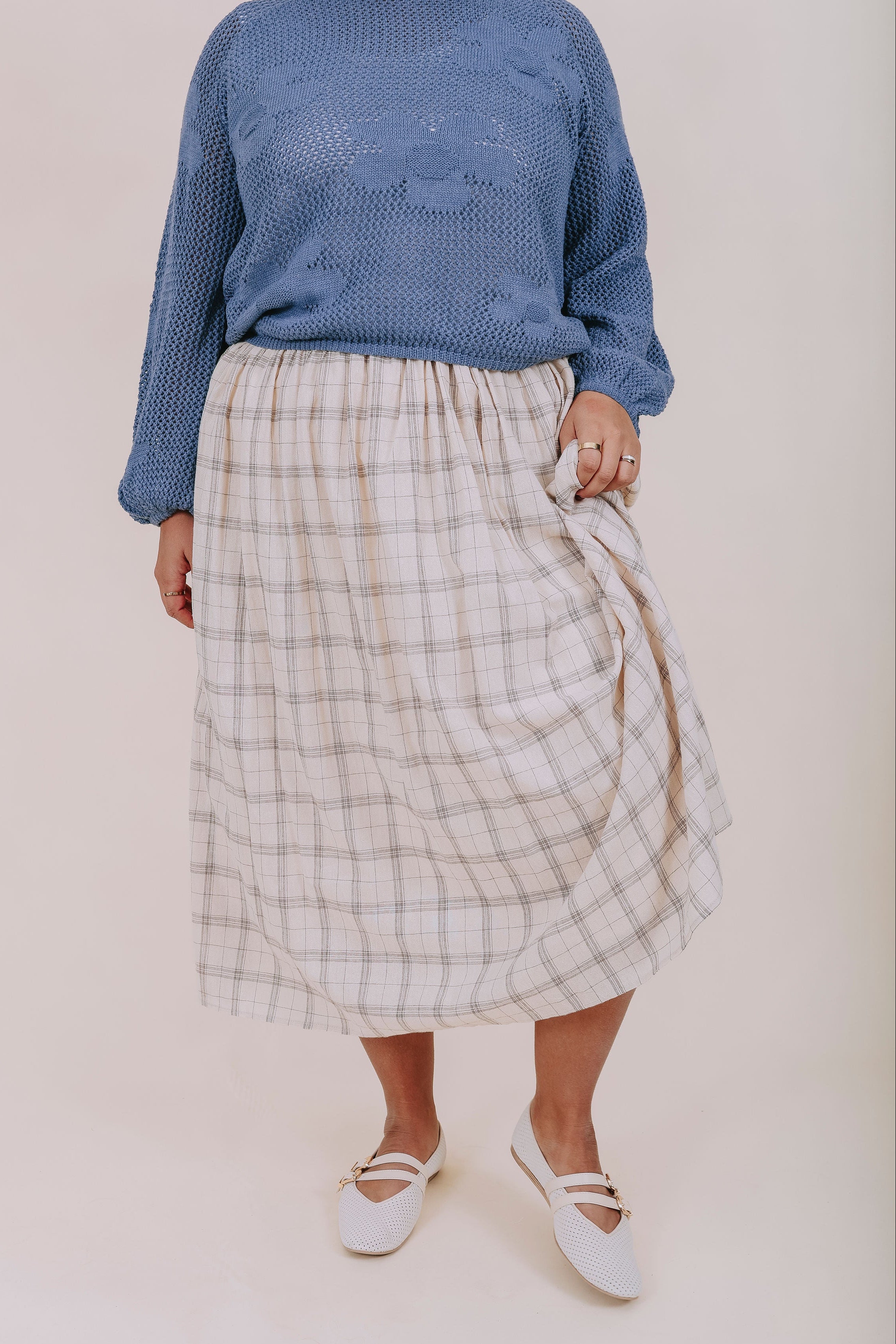 PLUS SIZE - Chai Tea Moments Skirt