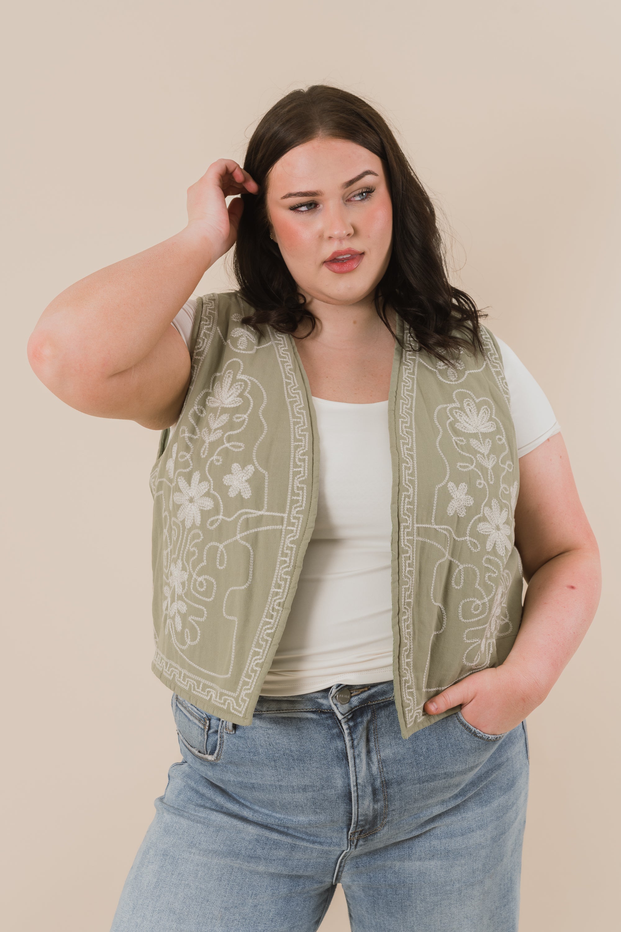 PLUS SIZE - Slow It Down Vest