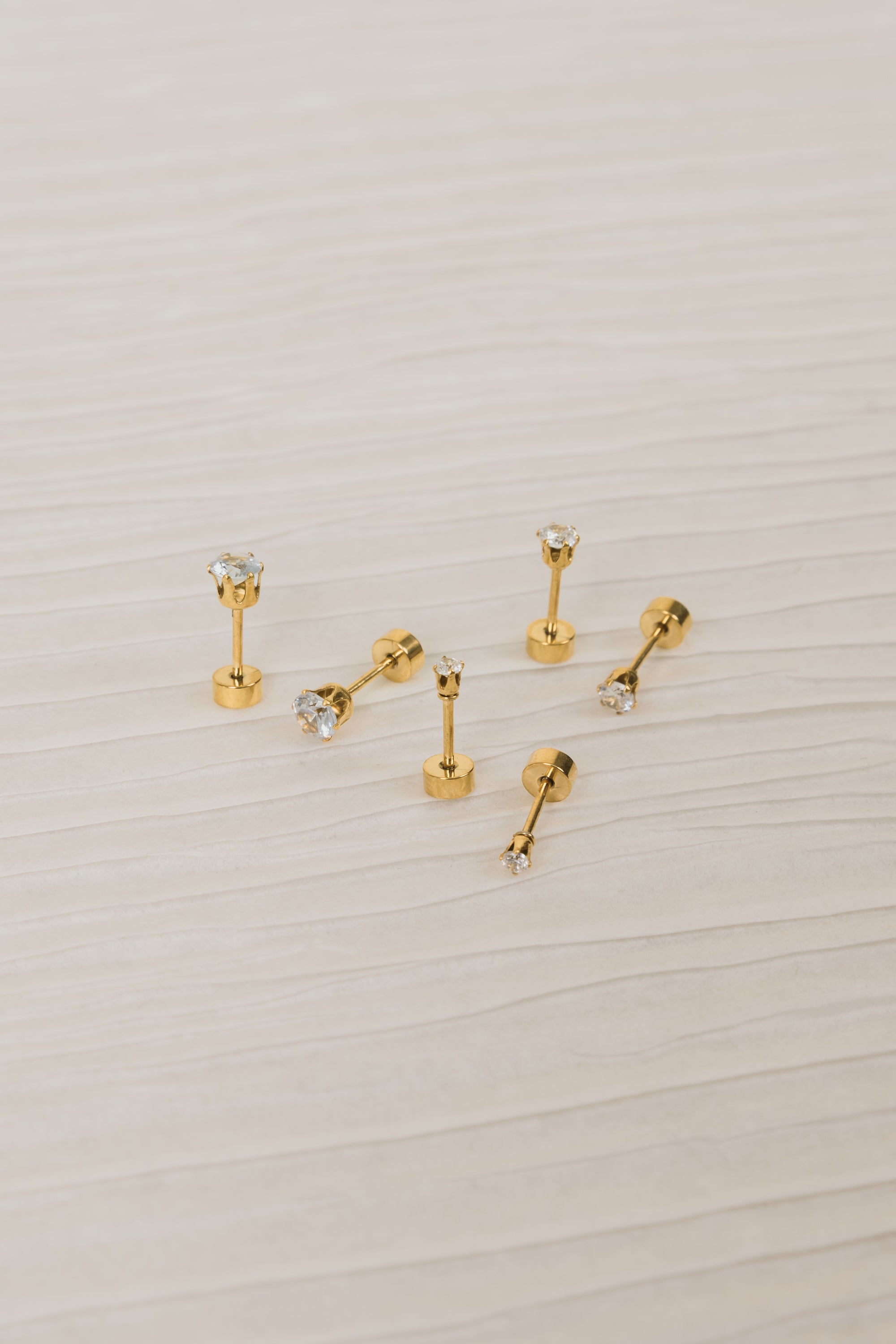 Always Sparkling Earrings - 18K Gold Plated