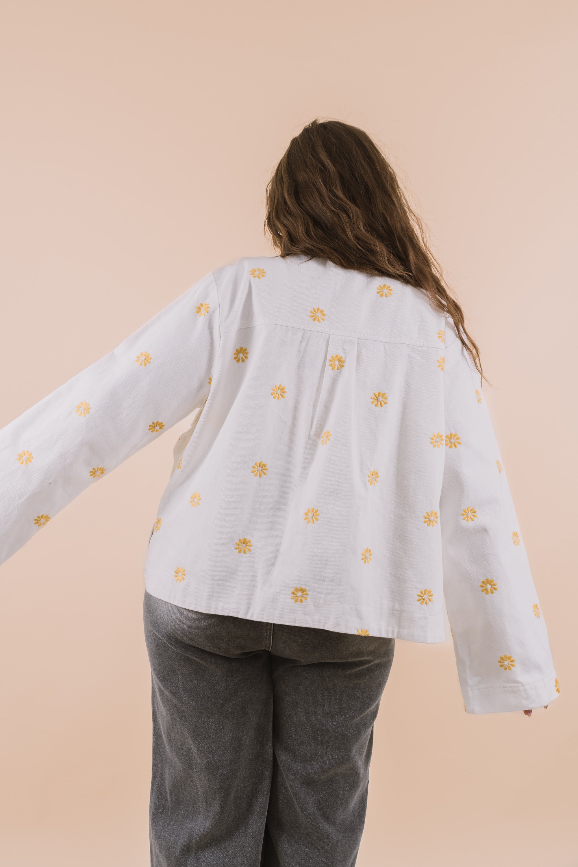 PLUS SIZE - Learn To Fly Denim Jacket