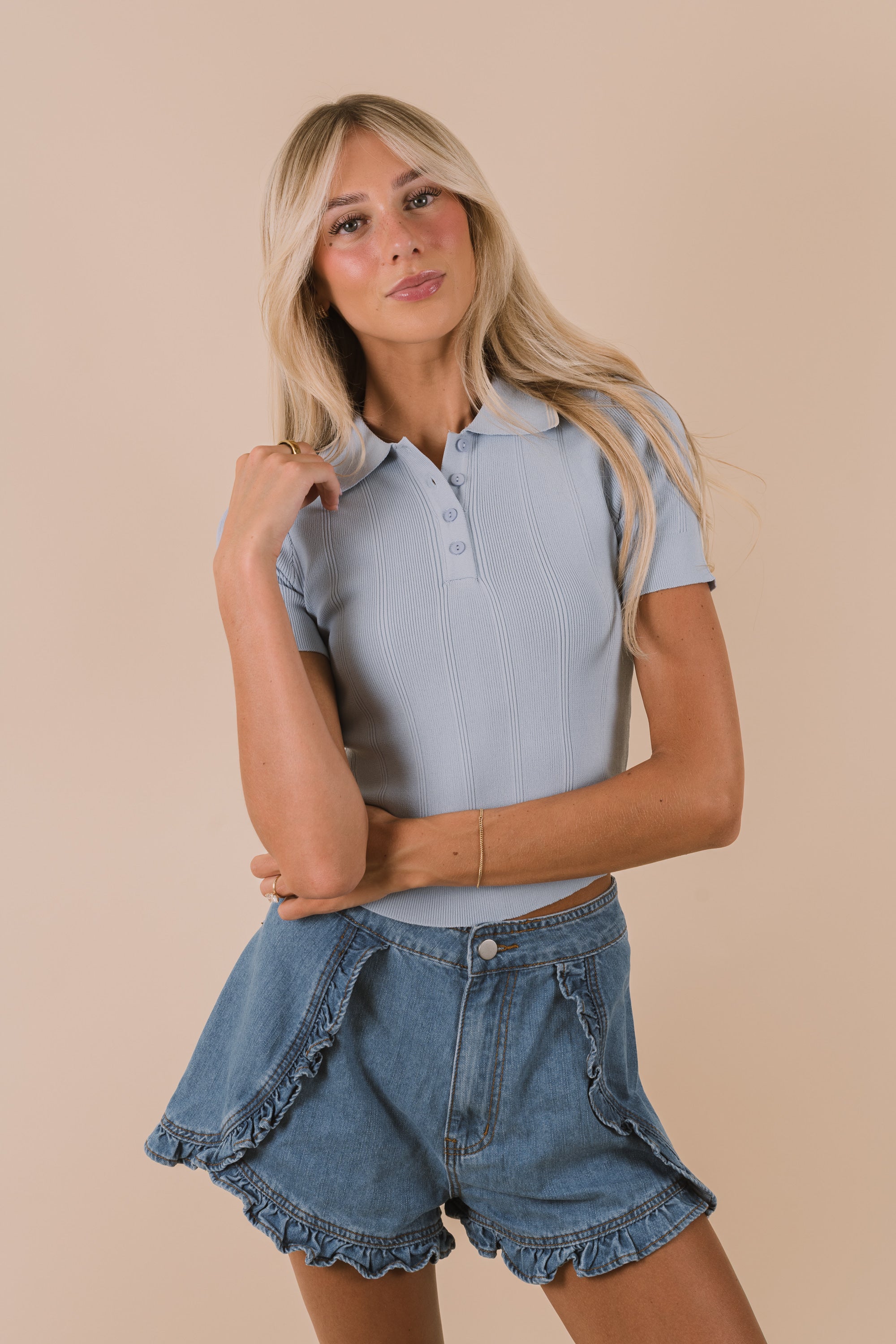Cool and Collared Top