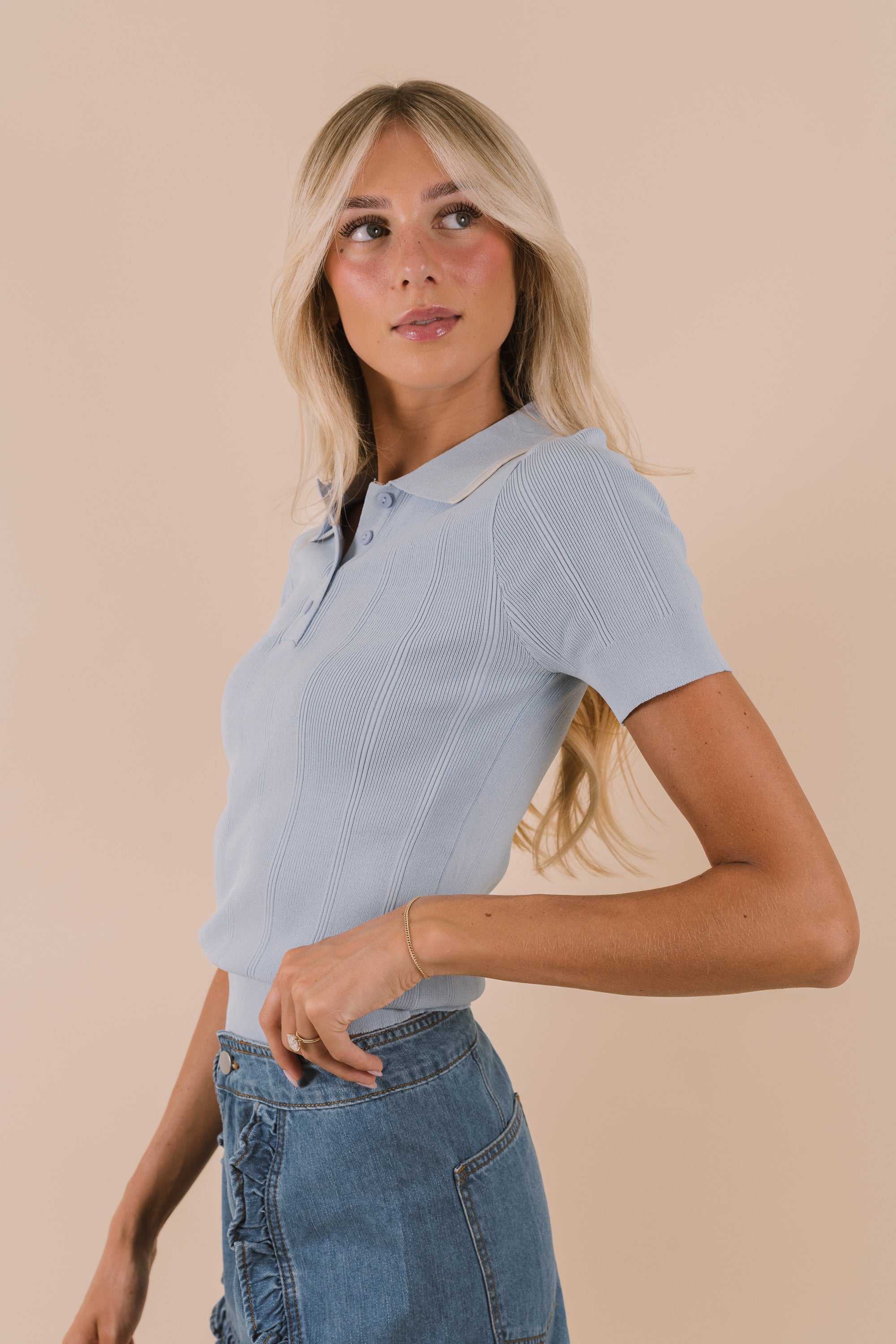 Cool and Collared Top