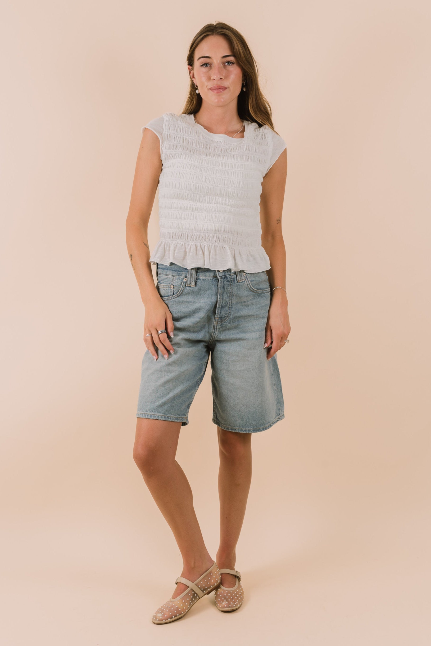 FREE PEOPLE - Sylivie Tee