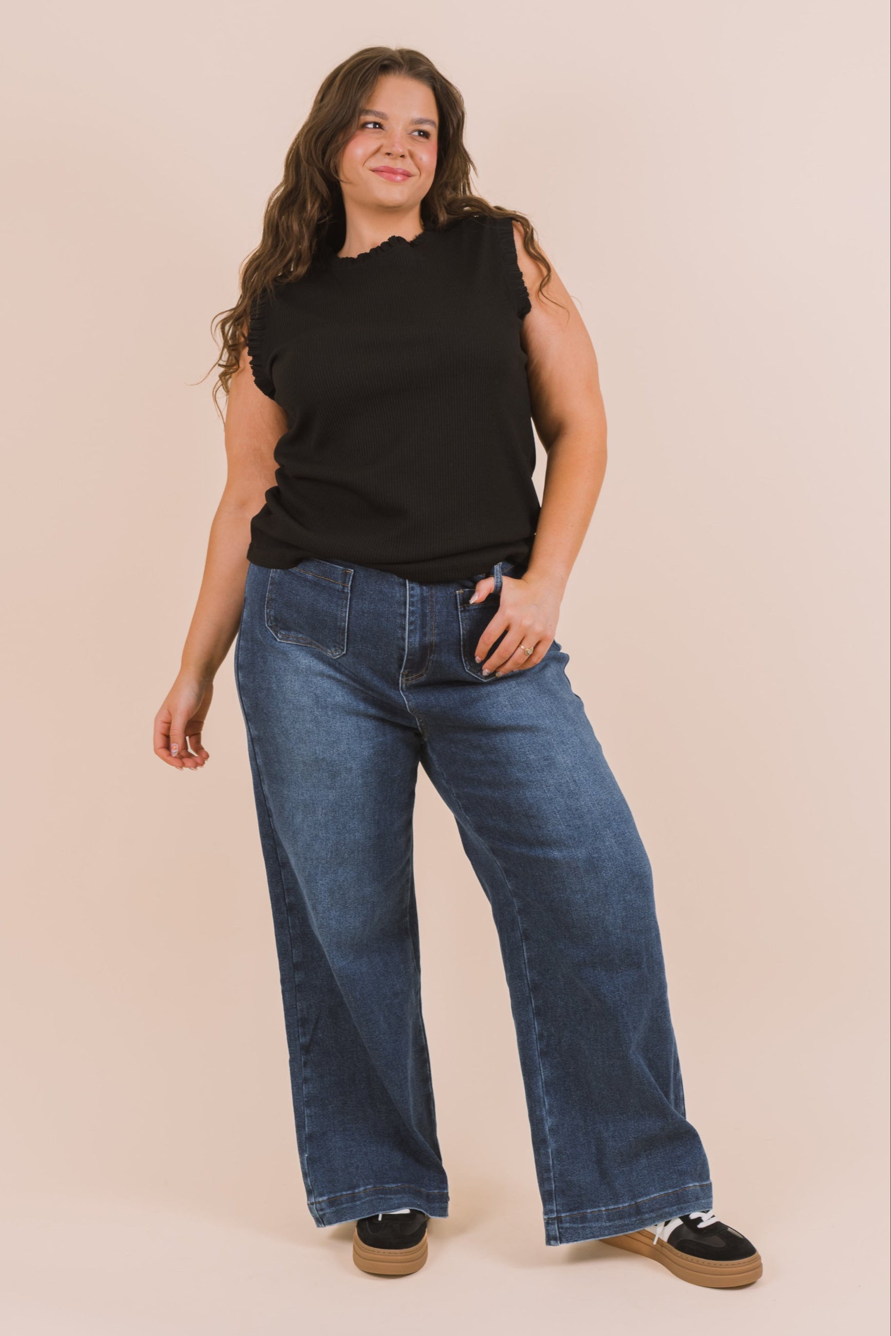 PLUS SIZE - Try Something Top