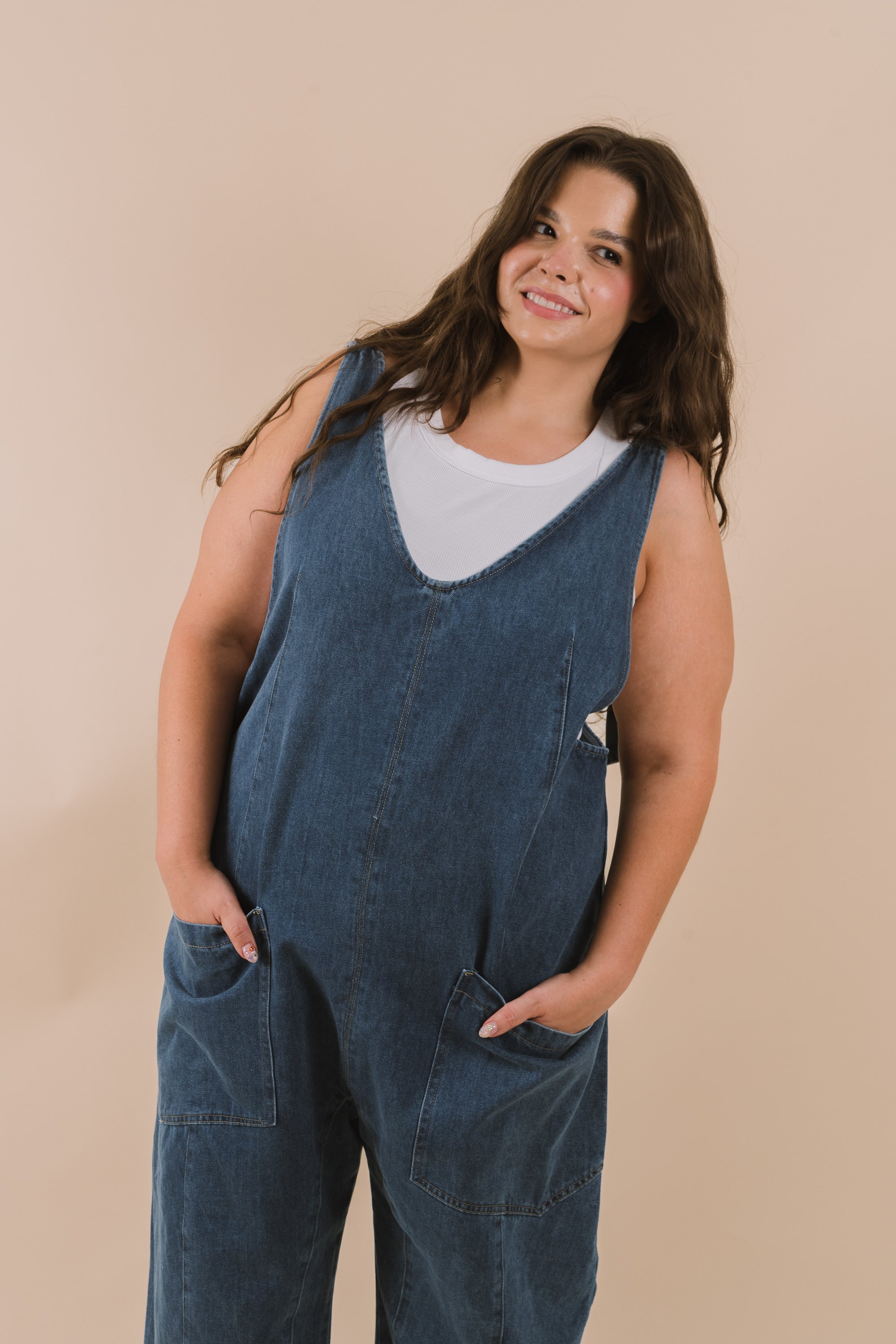 PLUS SIZE - One More Time Overalls