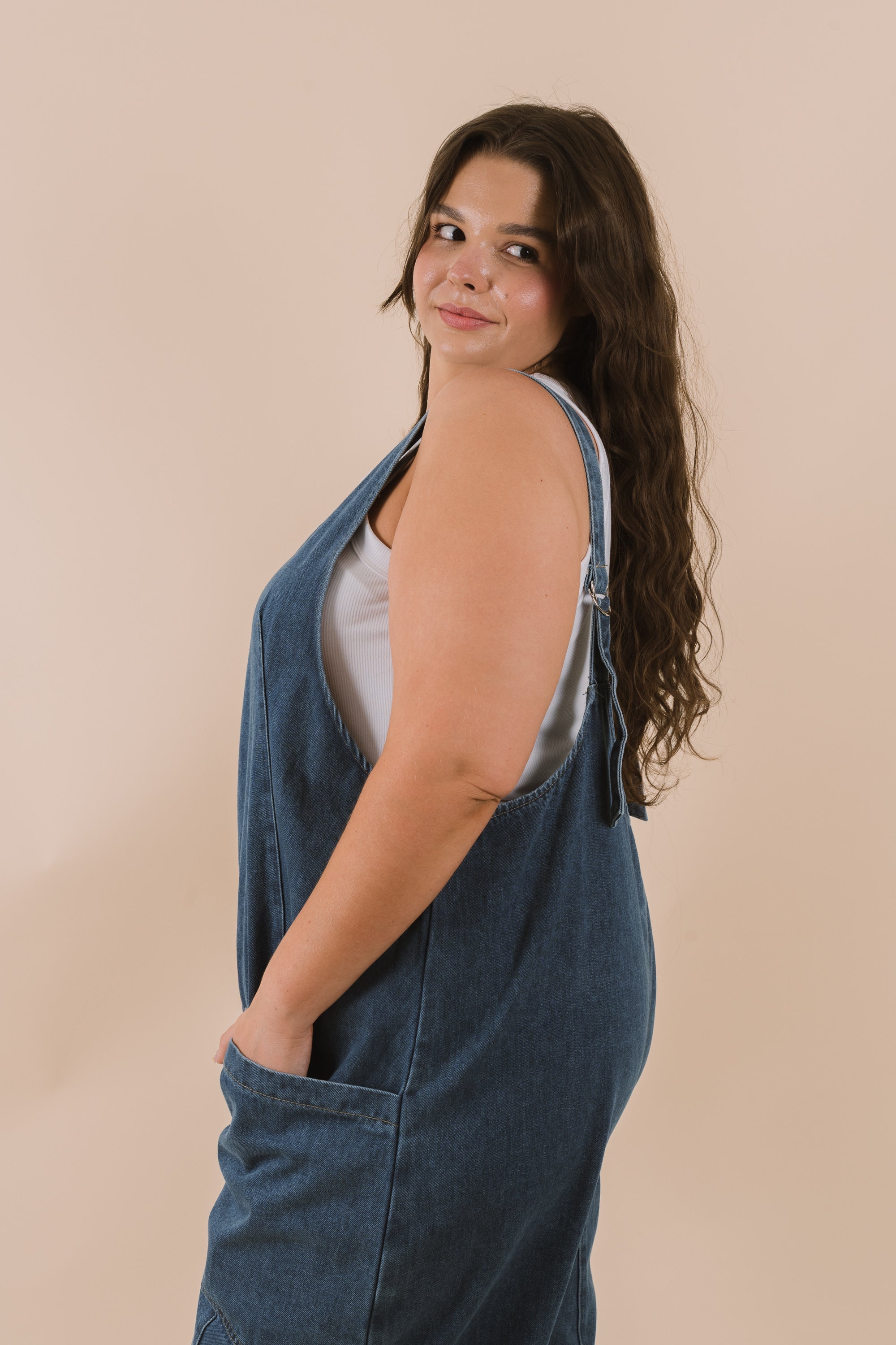 PLUS SIZE - One More Time Overalls