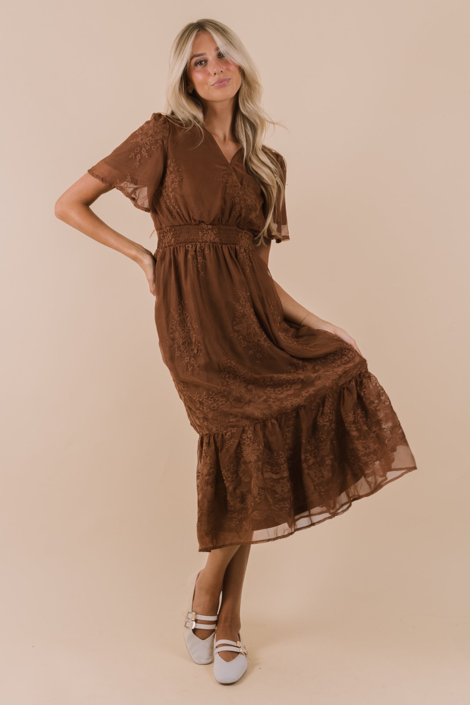 gold metallic midi dress NEXT DAY DELIVERY HEM Gold Metallic Midi Dress main image 1
