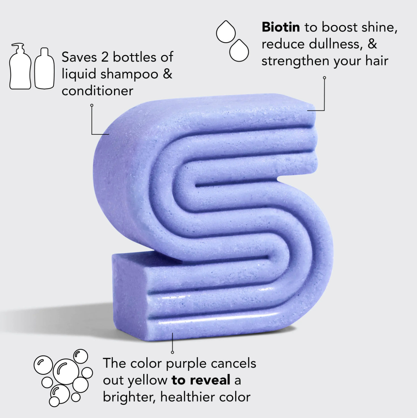 KITSCH - Purple Toning Shampoo Bar
