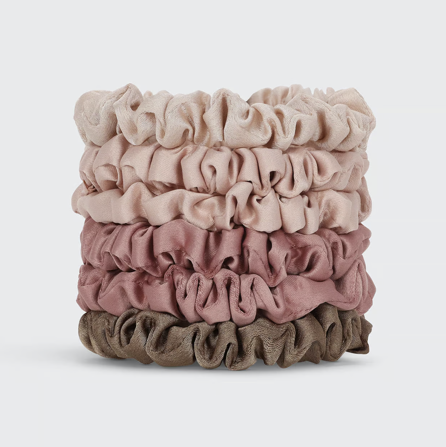 KITSCH - Ultra Petite Satin Scrunchies 6pc