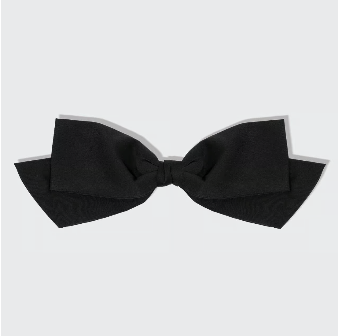 KITSCH - Recycled Fabric Bow Hair Clip - Black